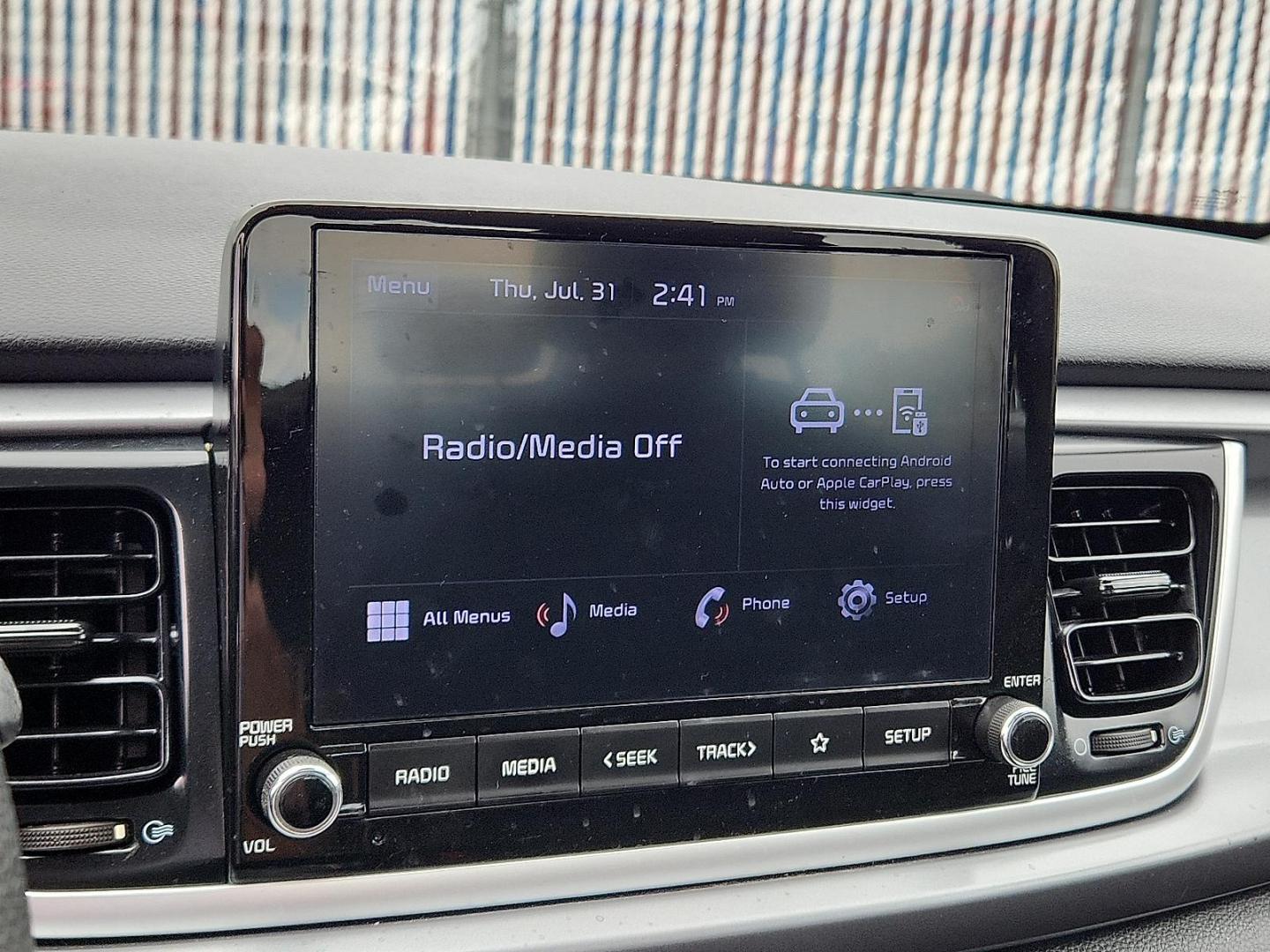 2022 GRAY Kia Rio S (3KPA24AD5NE) with an Gamma-II 1.6L I-4 DOHC, variable valve control, regular unleaded, engine with 120HP engine, located at 4110 Avenue Q, Lubbock, 79412, 33.556553, -101.855820 - Photo#8