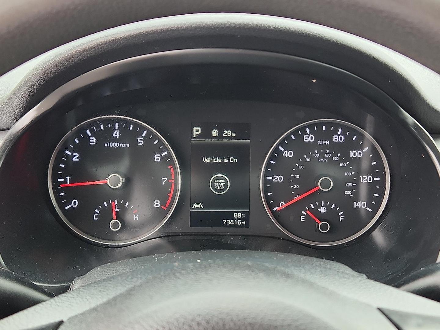 2022 GRAY Kia Rio S (3KPA24AD5NE) with an Gamma-II 1.6L I-4 DOHC, variable valve control, regular unleaded, engine with 120HP engine, located at 4110 Avenue Q, Lubbock, 79412, 33.556553, -101.855820 - Photo#9