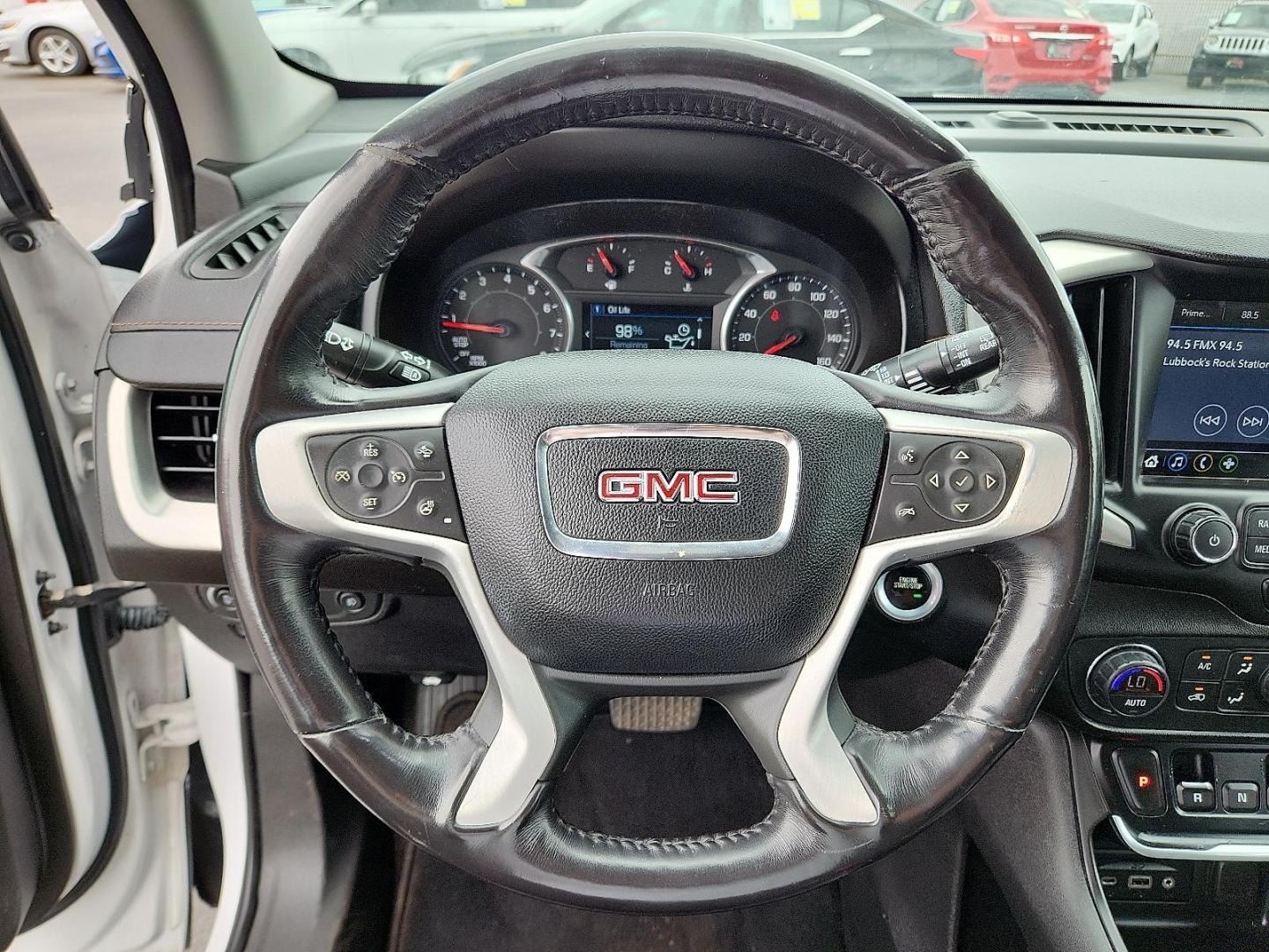 2018 WHITE GMC Terrain SLT (3GKALVEV8JL) with an 1.5L I-4 gasoline direct injection, DOHC, variable valve control, intercooled turbo, regular unleaded, engine with 170HP engine, located at 4110 Avenue Q, Lubbock, 79412, 33.556553, -101.855820 - 07/31/2025 KEY IN ENVELOPE GOD - Photo#10