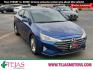 2019 BLUE Hyundai Elantra SEL (5NPD84LF8KH) with an Nu 2L I-4 DOHC, D-CVVT variable valve control, regular unleaded, engine with 147HP engine, located at 4110 Avenue Q, Lubbock, 79412, 33.556553, -101.855820 - 07/31/2025 KEY IN ENVELOPE GOD - Photo#0