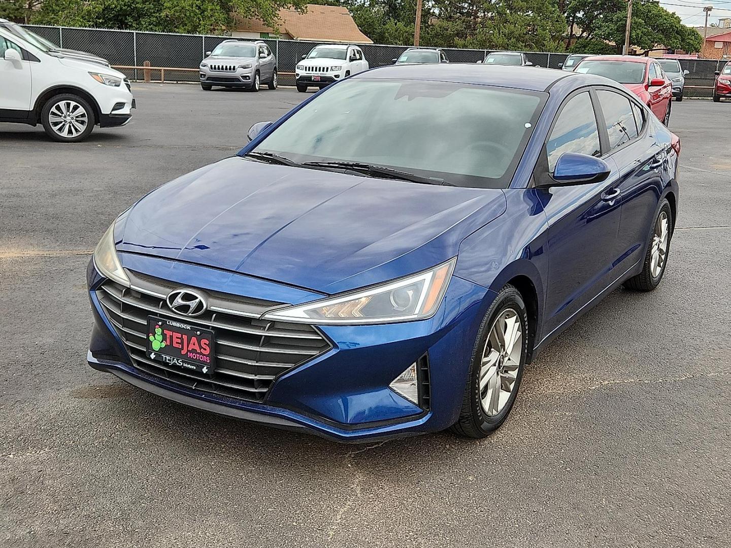 2019 BLUE Hyundai Elantra SEL (5NPD84LF8KH) with an Nu 2L I-4 DOHC, D-CVVT variable valve control, regular unleaded, engine with 147HP engine, located at 4110 Avenue Q, Lubbock, 79412, 33.556553, -101.855820 - 07/31/2025 KEY IN ENVELOPE GOD - Photo#3