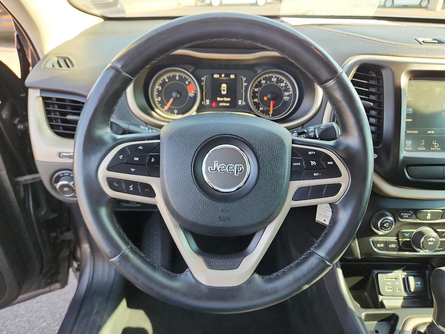 2017 GRAY Jeep Cherokee Latitude FWD (1C4PJLCBXHD) with an Tigershark MultiAir 2.4L I-4 variable valve control, regular unleaded, engine with 184HP engine, located at 4110 Avenue Q, Lubbock, 79412, 33.556553, -101.855820 - 08/05/2025 KEY IN ENVELOPE GOD - Photo#10