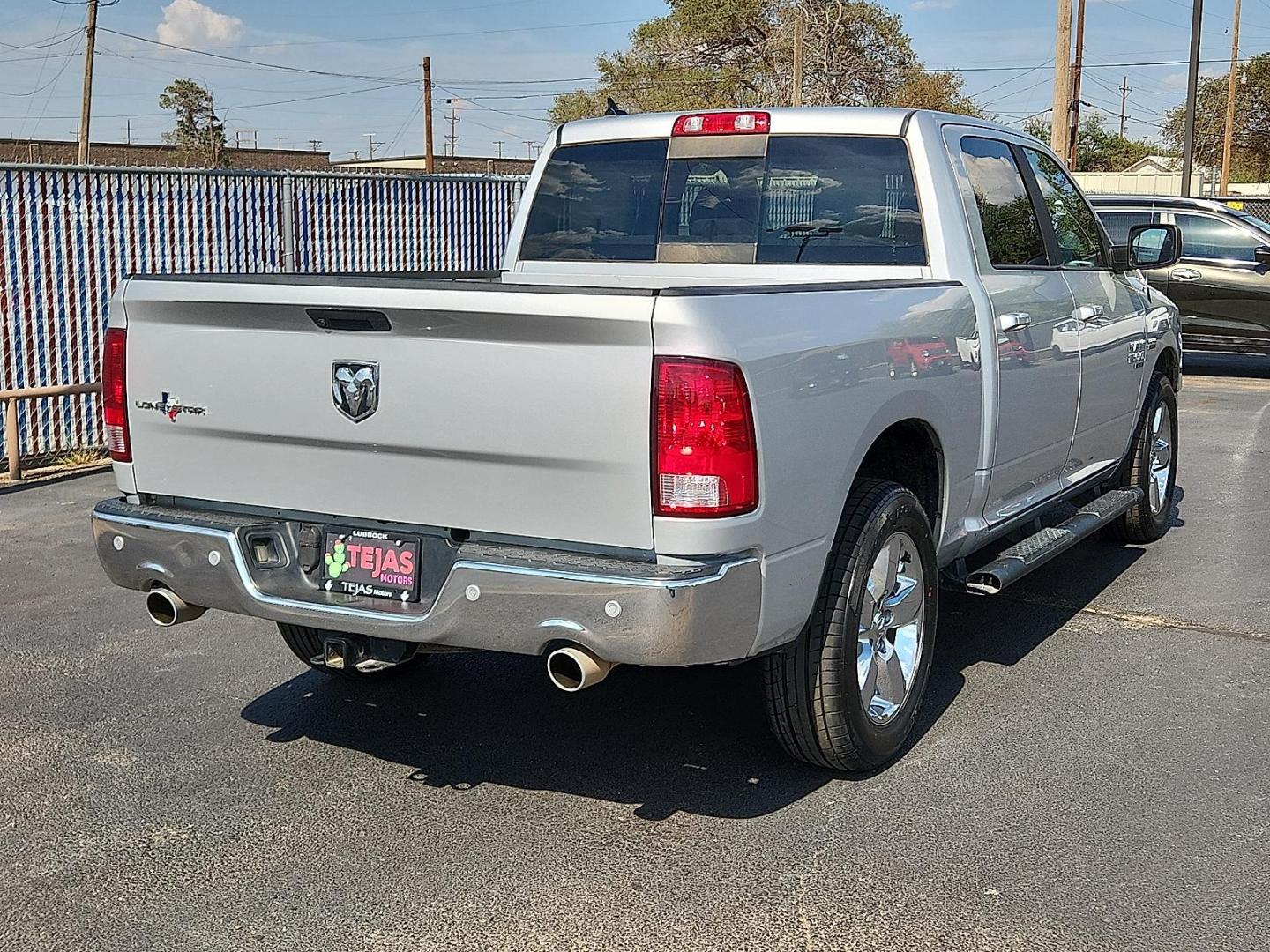 2019 SILVER Ram 1500 Classic Lone Star Crew Cab 4x2 5'7" Box (1C6RR6LT0KS) with an HEMI 5.7L V-8 variable valve control, regular unleaded, engine with cylinder deactivation and 395HP engine, located at 4110 Avenue Q, Lubbock, 79412, 33.556553, -101.855820 - Photo#1