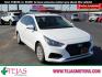 2018 WHITE Hyundai Accent SE (3KPC24A30JE) with an 1.6L I-4 gasoline direct injection, DOHC, D-CVVT variable valve control, regular unleaded, engine with 130HP engine, located at 4110 Avenue Q, Lubbock, 79412, 33.556553, -101.855820 - Photo#0