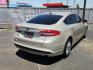 2017 GOLD Ford Fusion SE (3FA6P0H71HR) with an Duratec 2.5L I-4 DOHC, Ti-VCT variable valve control, regular unleaded, engine with 175HP engine, located at 4110 Avenue Q, Lubbock, 79412, 33.556553, -101.855820 - 08/08/2025 KEY IN ENVELOPE GOD - Photo#1