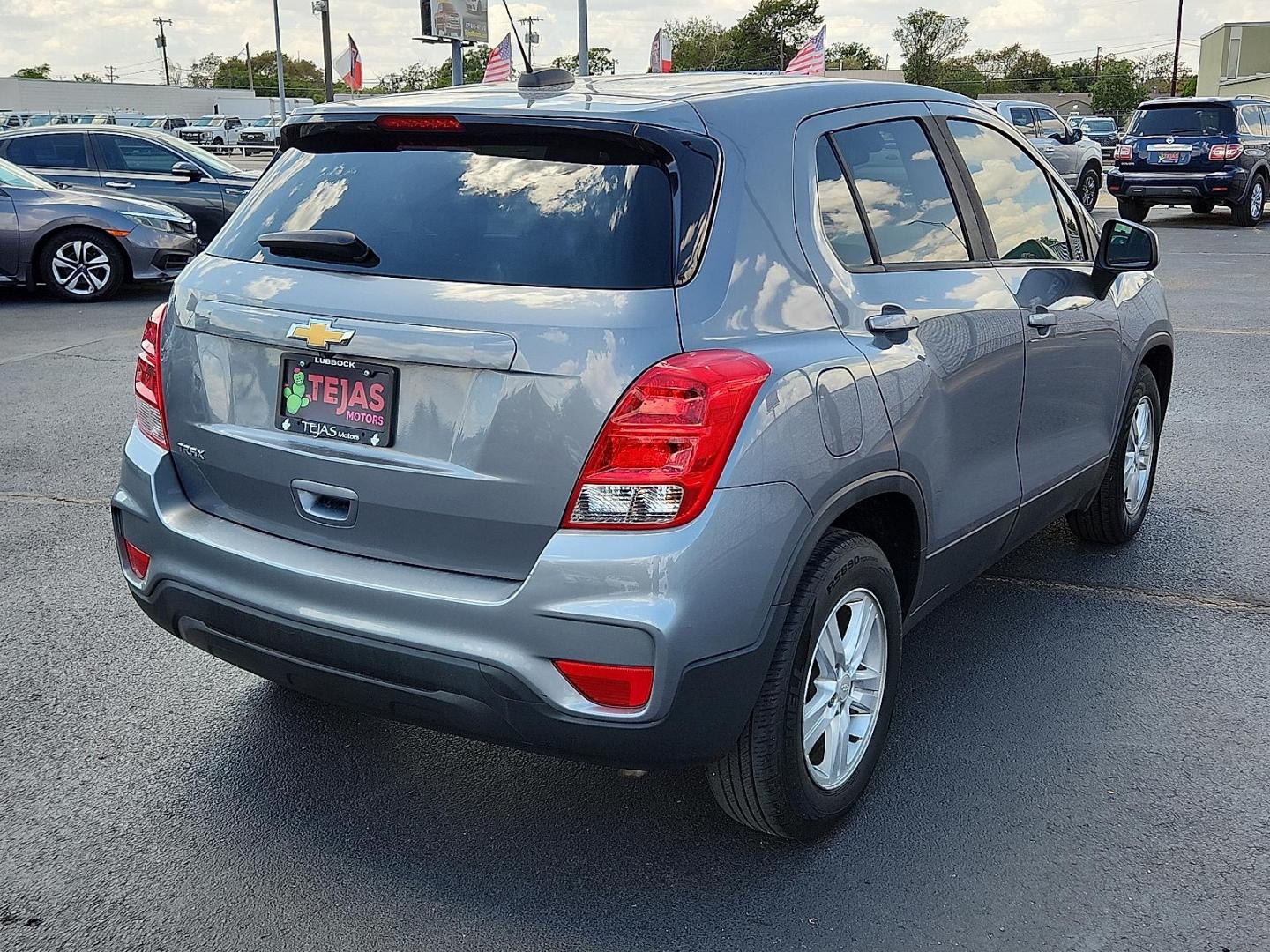 2020 GRAY Chevrolet Trax FWD LS (3GNCJKSB5LL) with an ECOTEC 1.4L I-4 DOHC, variable valve control, intercooled turbo, regular unleaded, engine with 138HP engine, located at 4110 Avenue Q, Lubbock, 79412, 33.556553, -101.855820 - Photo#1
