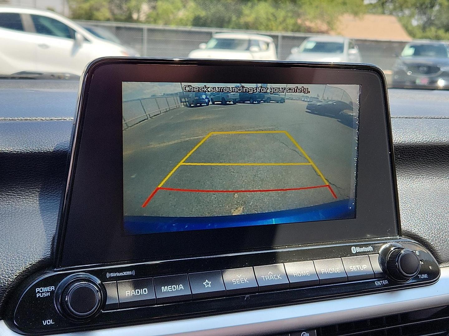2021 BLUE Kia Forte GT (3KPF44AC6ME) with an 1.6L I-4 gasoline direct injection, DOHC, D-CVVT variable valve control, intercooled turbo, regular unleaded, engine with 201HP engine, located at 4110 Avenue Q, Lubbock, 79412, 33.556553, -101.855820 - Photo#7