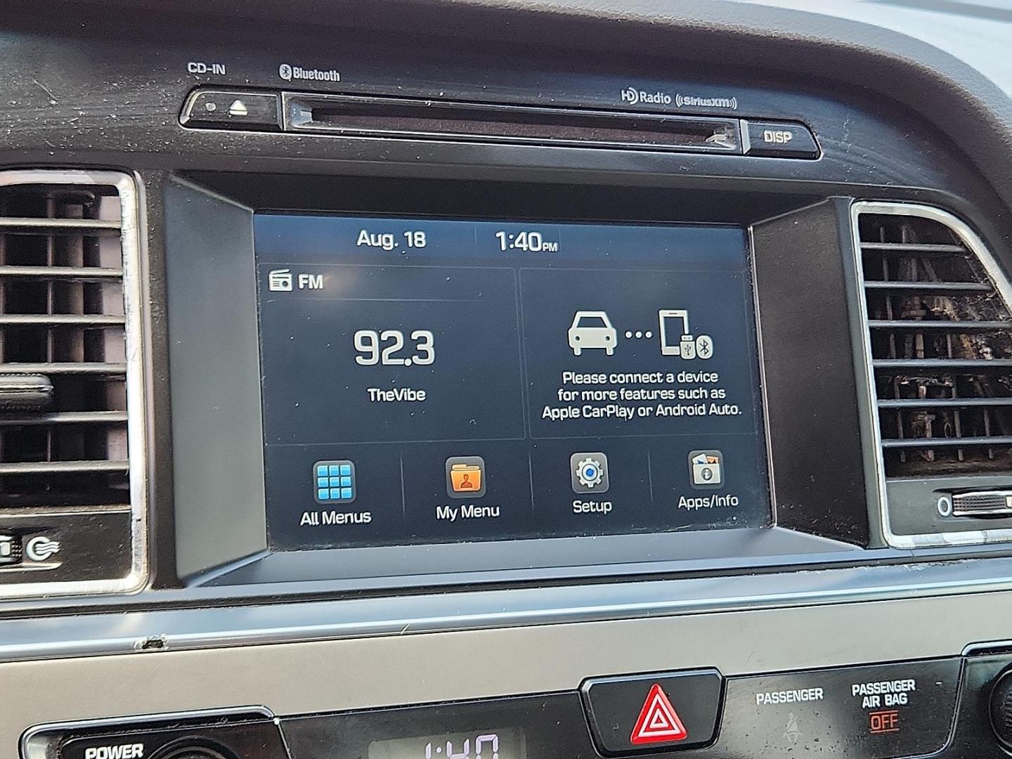 2016 BLUE Hyundai Sonata Sport (5NPE34AF0GH) with an 2.4L I-4 gasoline direct injection, DOHC, variable valve control, regular unleaded, engine with 185HP engine, located at 4110 Avenue Q, Lubbock, 79412, 33.556553, -101.855820 - 08/16/2025 KEY INENVELOPE GOD - Photo#8