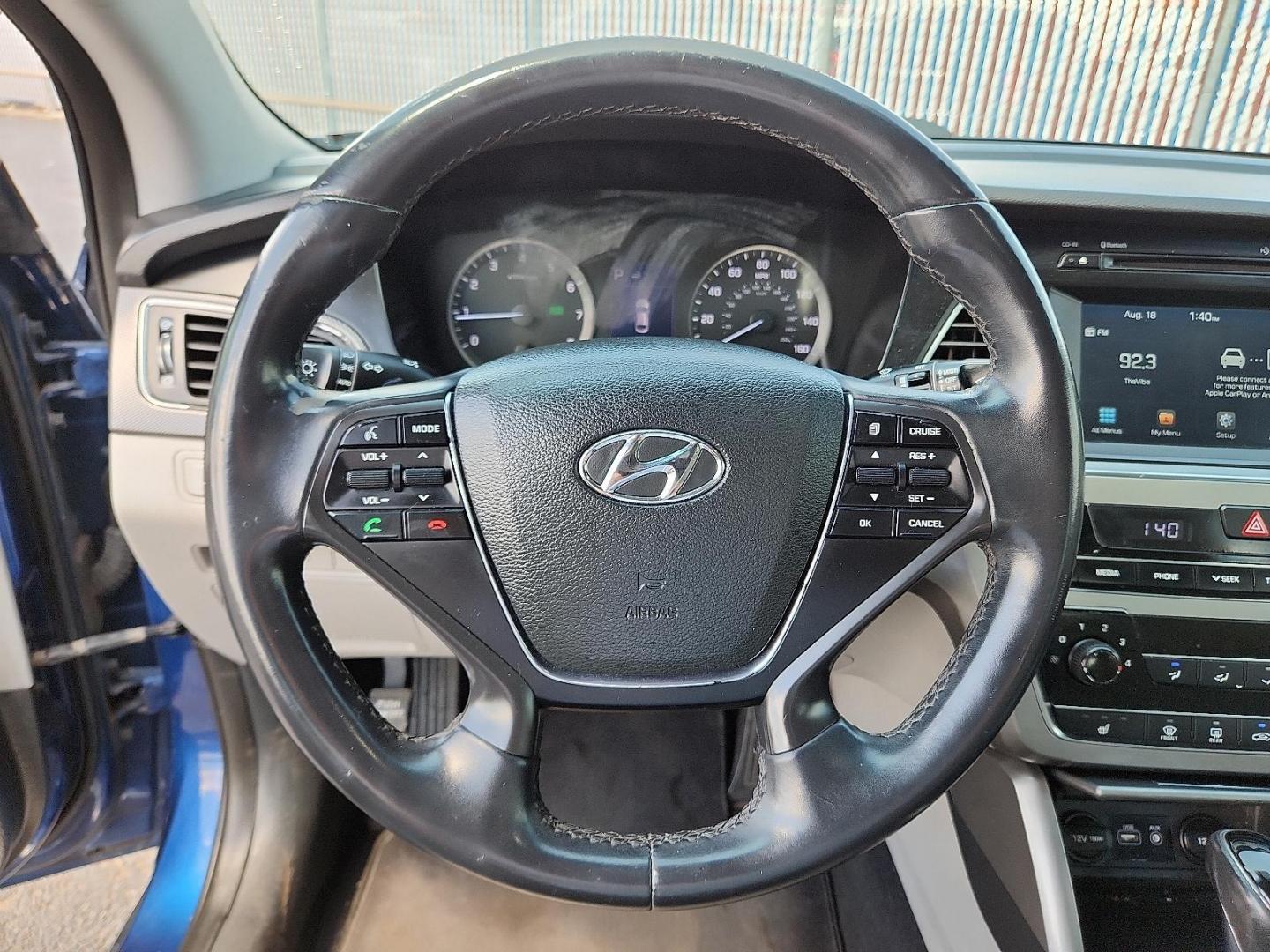 2016 BLUE Hyundai Sonata Sport (5NPE34AF0GH) with an 2.4L I-4 gasoline direct injection, DOHC, variable valve control, regular unleaded, engine with 185HP engine, located at 4110 Avenue Q, Lubbock, 79412, 33.556553, -101.855820 - 08/16/2025 KEY INENVELOPE GOD - Photo#10