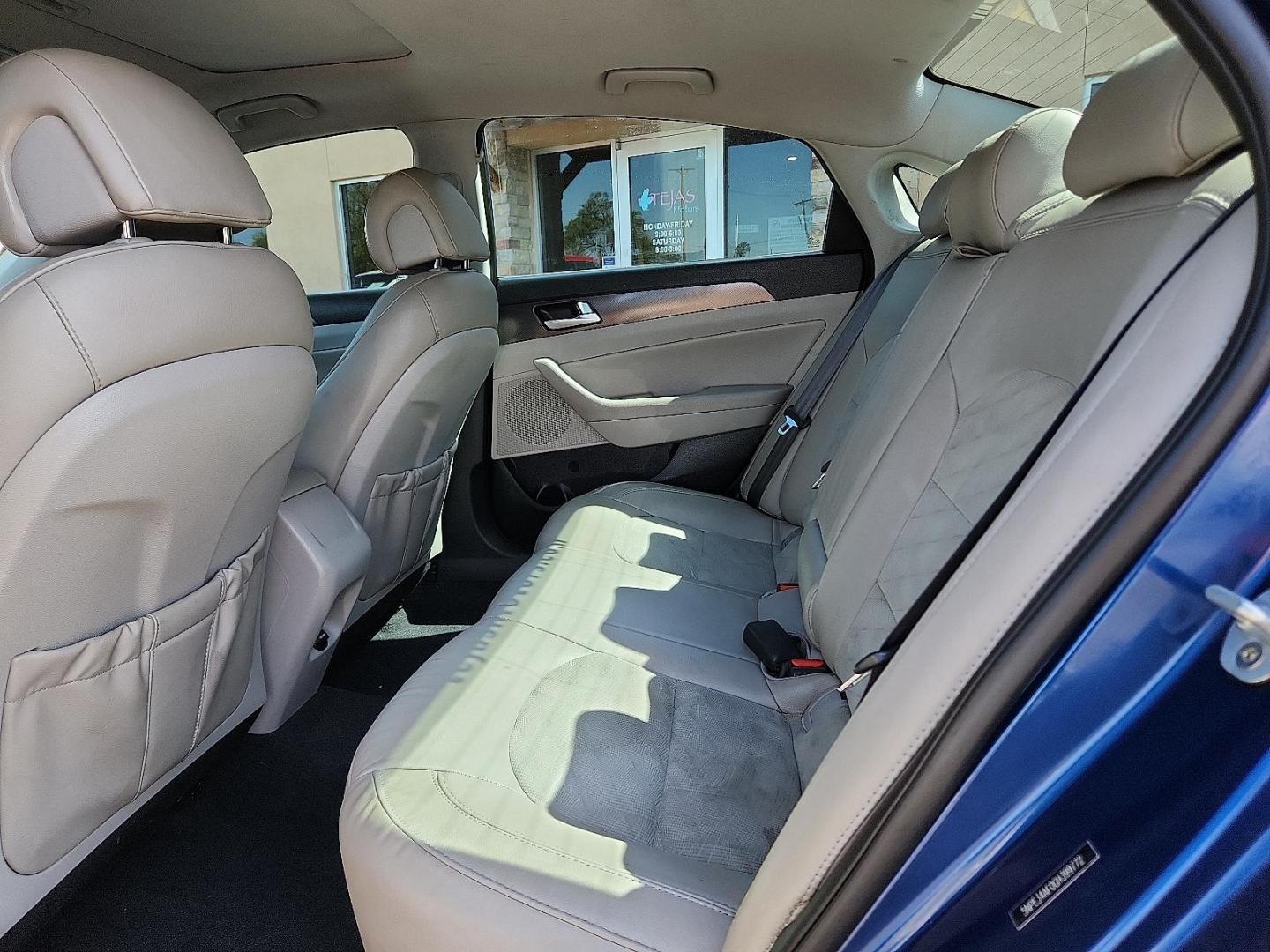 2016 BLUE /Beige - BB Hyundai Sonata Sport (5NPE34AF0GH) with an 2.4L I-4 gasoline direct injection, DOHC, variable valve control, regular unleaded, engine with 185HP engine, located at 4110 Avenue Q, Lubbock, 79412, 33.556553, -101.855820 - Photo#5