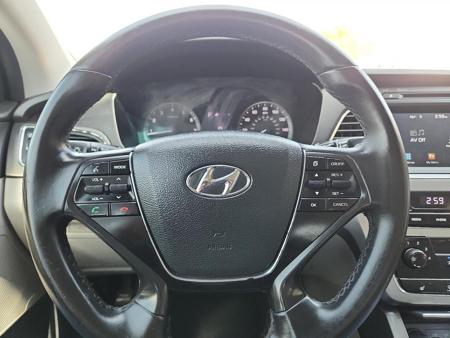 2016 BLUE /Beige - BB Hyundai Sonata Sport (5NPE34AF0GH) with an 2.4L I-4 gasoline direct injection, DOHC, variable valve control, regular unleaded, engine with 185HP engine, located at 4110 Avenue Q, Lubbock, 79412, 33.556553, -101.855820 - Photo#11