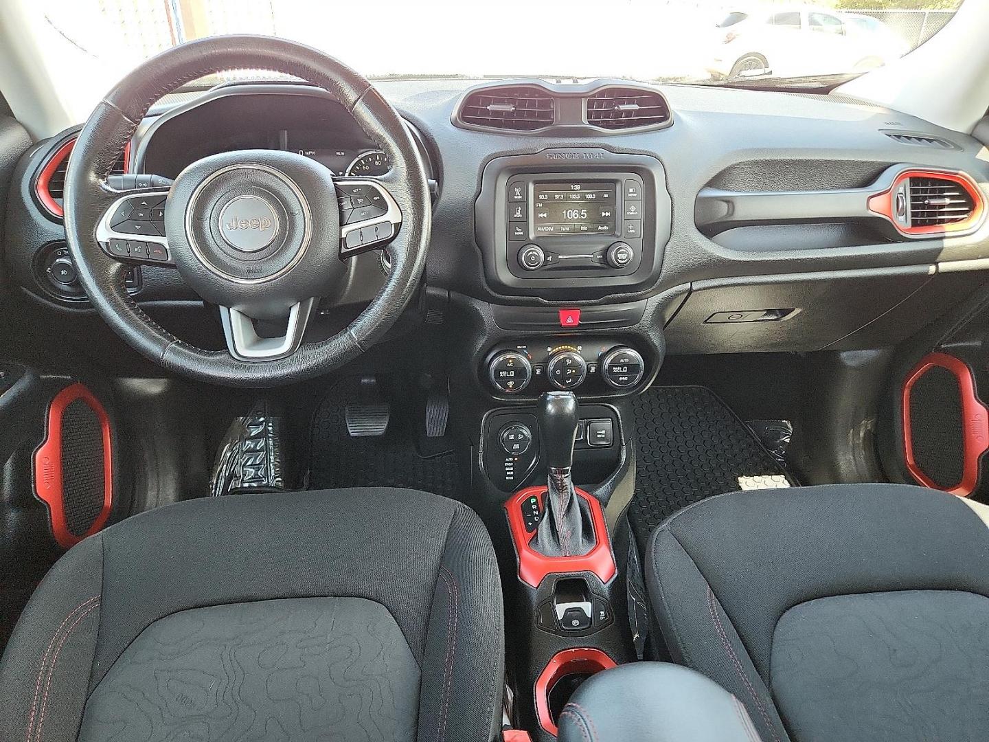 2016 GRAY Jeep Renegade Trailhawk (ZACCJBCT2GP) with an Tigershark MultiAir 2.4L I-4 variable valve control, regular unleaded, engine with 180HP engine, located at 4110 Avenue Q, Lubbock, 79412, 33.556553, -101.855820 - Photo#5