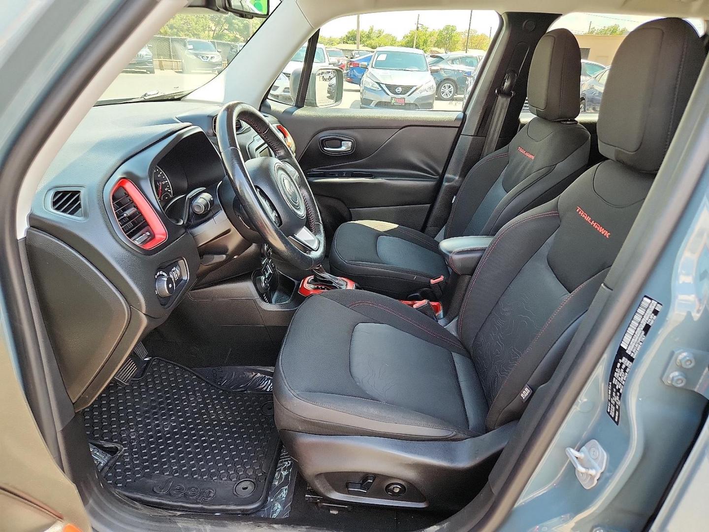 2016 GRAY Jeep Renegade Trailhawk (ZACCJBCT2GP) with an Tigershark MultiAir 2.4L I-4 variable valve control, regular unleaded, engine with 180HP engine, located at 4110 Avenue Q, Lubbock, 79412, 33.556553, -101.855820 - Photo#6