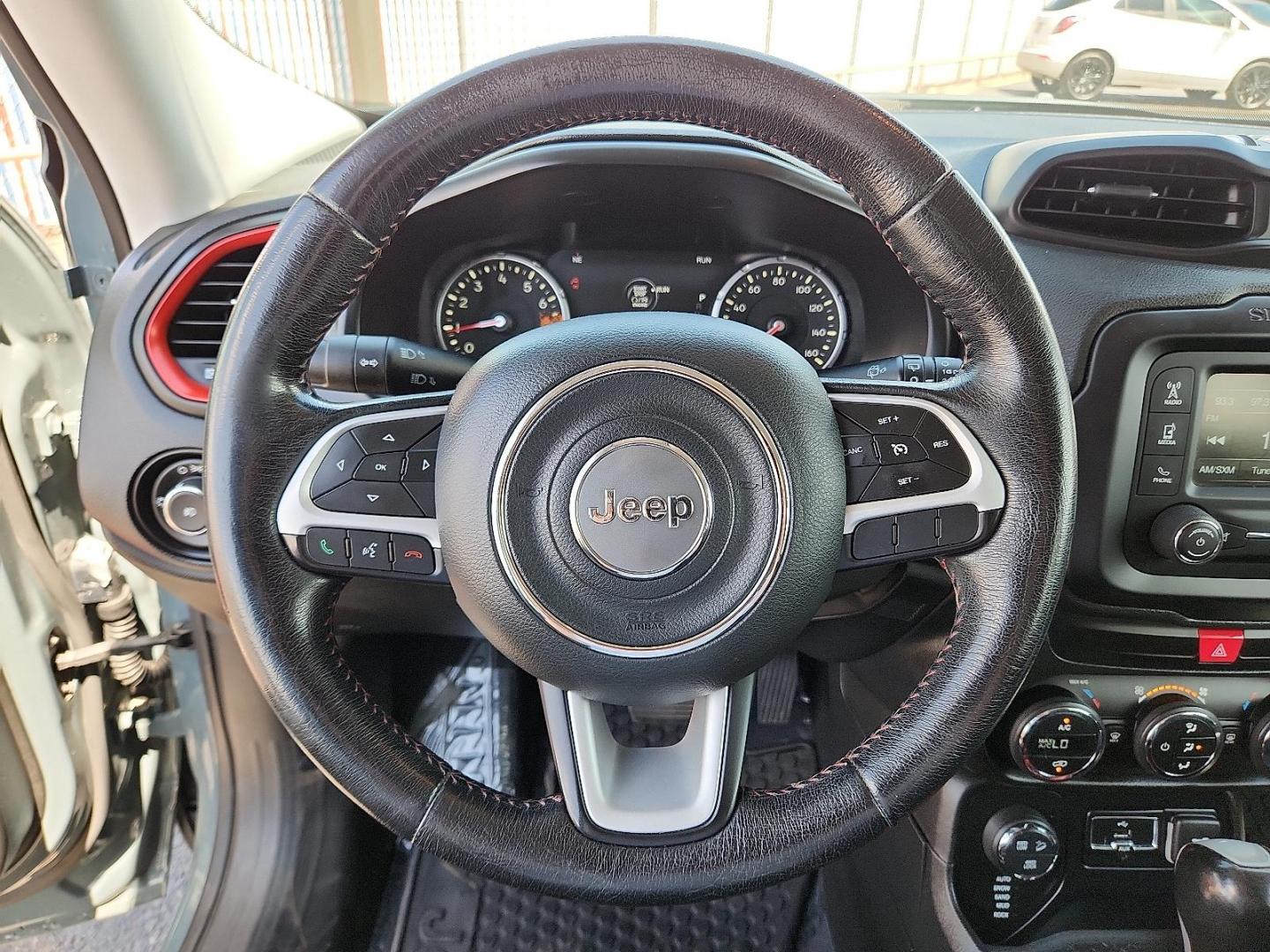 2016 GRAY Jeep Renegade Trailhawk (ZACCJBCT2GP) with an Tigershark MultiAir 2.4L I-4 variable valve control, regular unleaded, engine with 180HP engine, located at 4110 Avenue Q, Lubbock, 79412, 33.556553, -101.855820 - Photo#10
