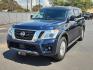 2019 BLUE Nissan Armada SV (JN8AY2ND5K9) with an Endurance 5.6L V-8 gasoline direct injection, DOHC, variable valve control, regular unleaded, engine with 390HP engine, located at 4110 Avenue Q, Lubbock, 79412, 33.556553, -101.855820 - Photo#3