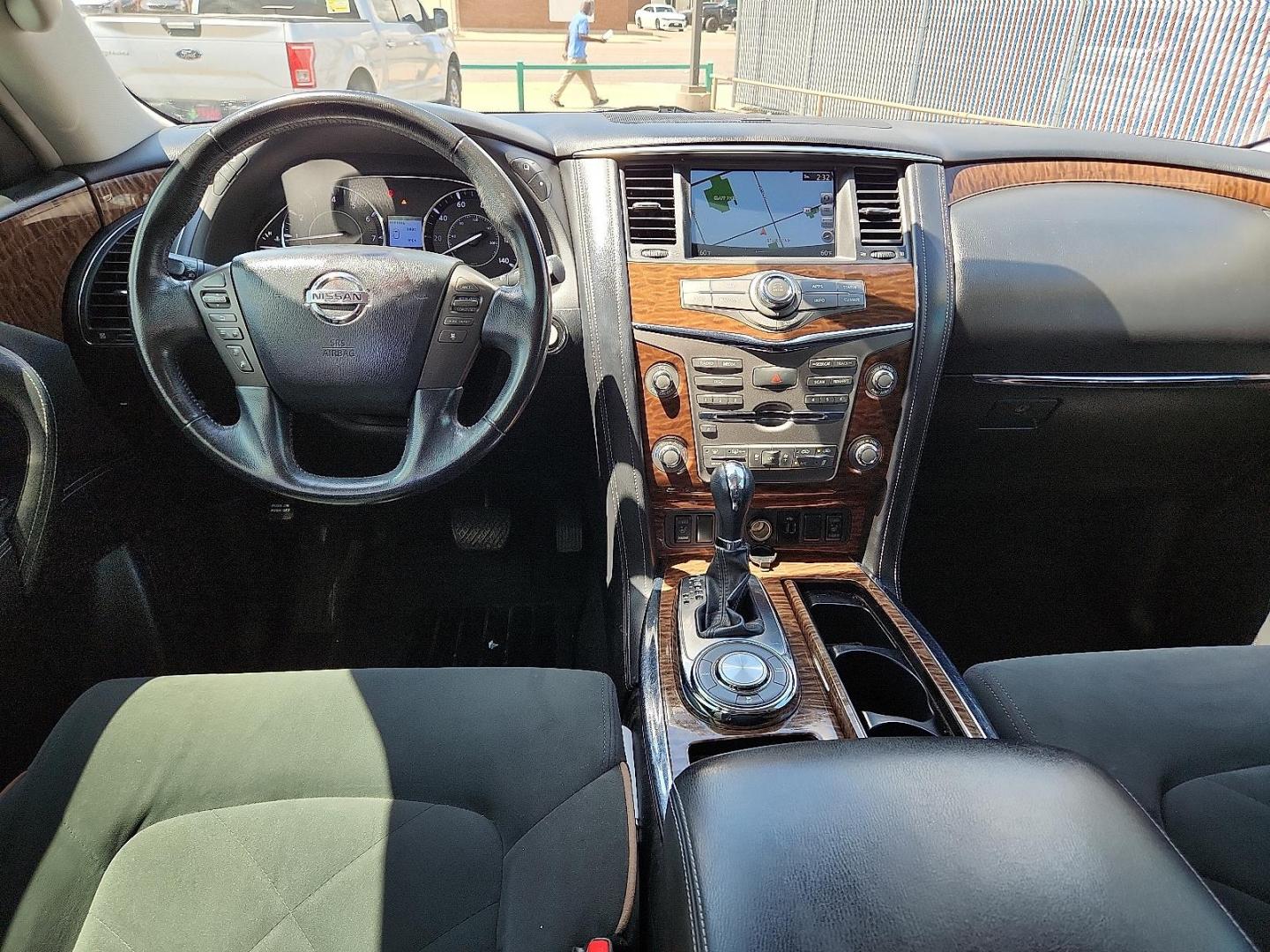 2019 BLUE Nissan Armada SV (JN8AY2ND5K9) with an Endurance 5.6L V-8 gasoline direct injection, DOHC, variable valve control, regular unleaded, engine with 390HP engine, located at 4110 Avenue Q, Lubbock, 79412, 33.556553, -101.855820 - Photo#5