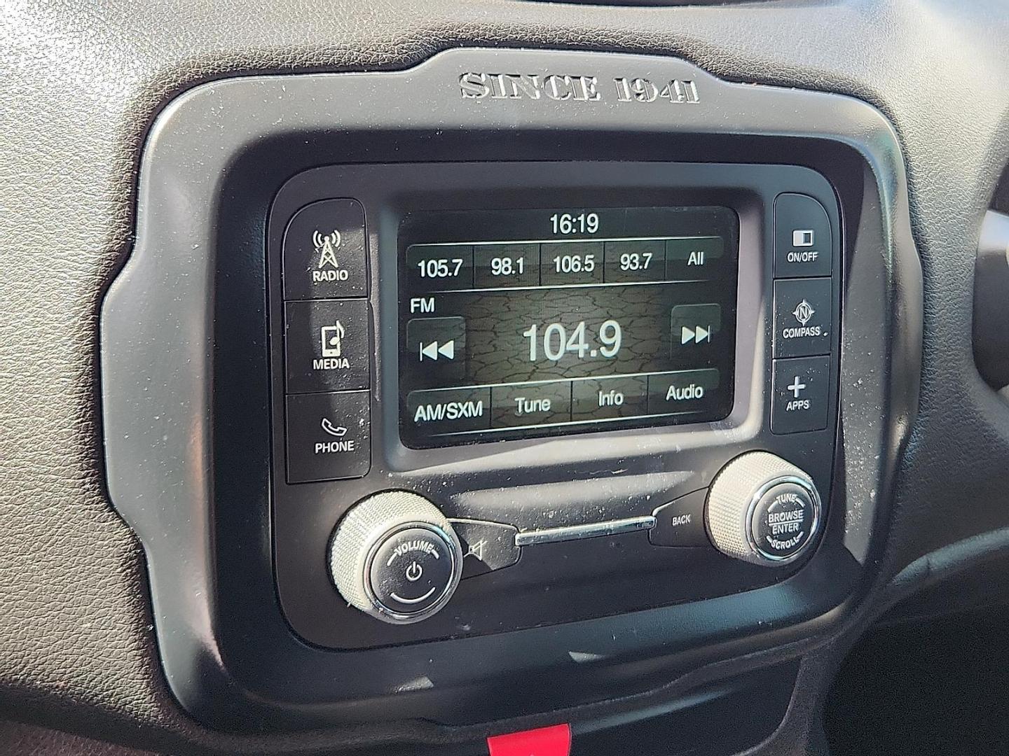 2017 Black Jeep Renegade Altitude FWD (ZACCJABBXHP) with an Tigershark MultiAir 2.4L I-4 variable valve control, regular unleaded, engine with 180HP engine, located at 4110 Avenue Q, Lubbock, 79412, 33.556553, -101.855820 - 09/02/2025 KEY IN ENVELOPE GOD - Photo#8