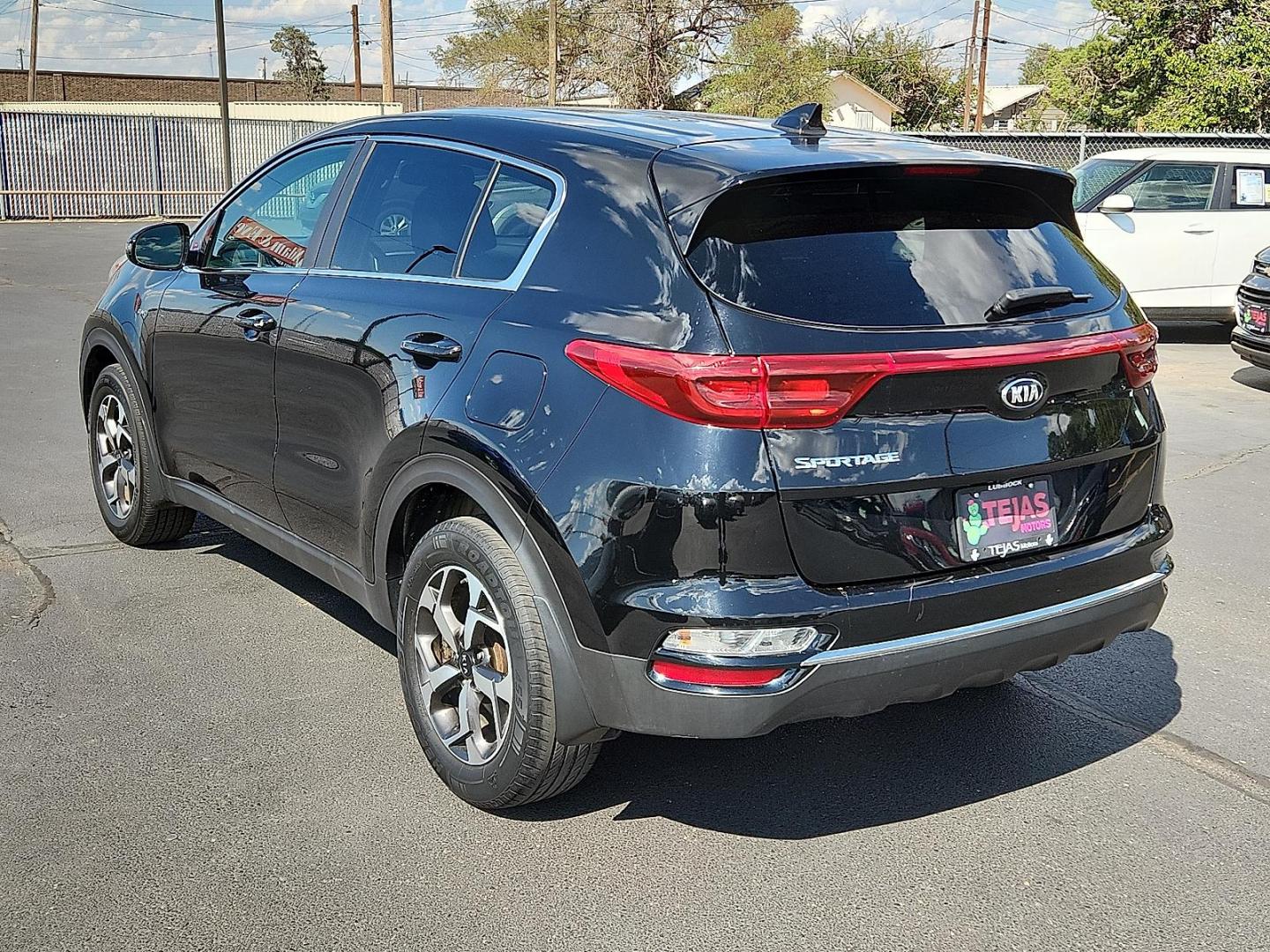 2020 BLACK Kia Sportage LX (KNDPMCAC6L7) with an Theta II 2.4L I-4 gasoline direct injection, DOHC, D-CVVT variable valve control, regular unleaded, engine with 181HP engine, located at 4110 Avenue Q, Lubbock, 79412, 33.556553, -101.855820 - 09/02/2025 KEY IN ENVELOPE GOD - Photo#2