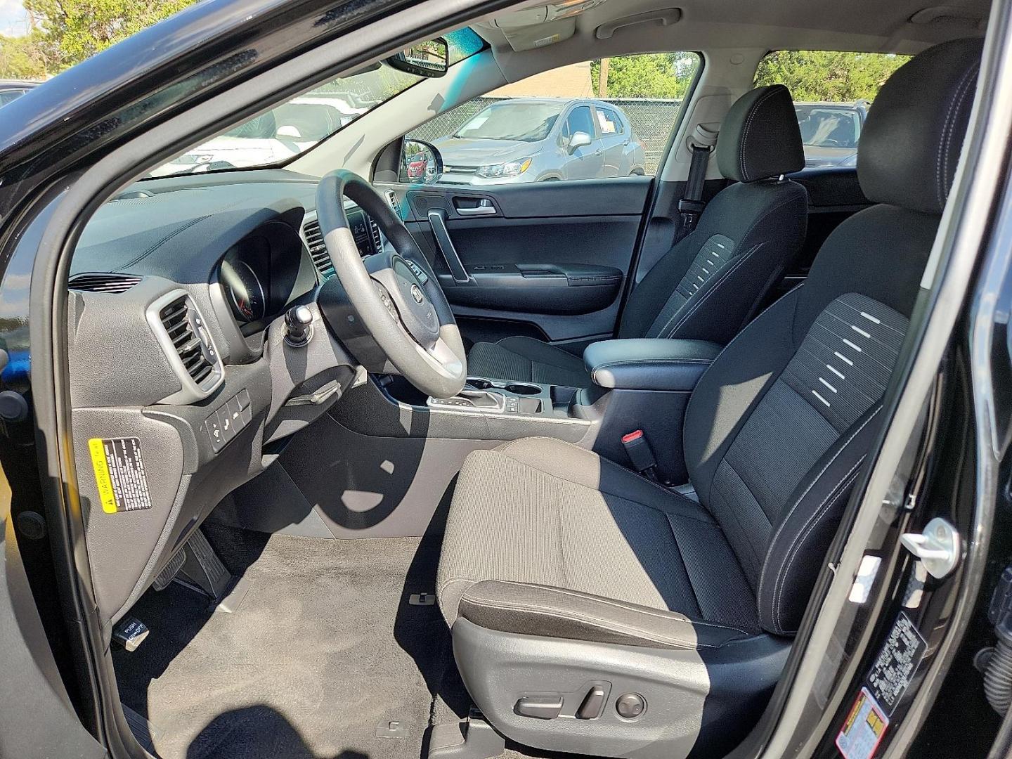 2020 BLACK Kia Sportage LX (KNDPMCAC6L7) with an Theta II 2.4L I-4 gasoline direct injection, DOHC, D-CVVT variable valve control, regular unleaded, engine with 181HP engine, located at 4110 Avenue Q, Lubbock, 79412, 33.556553, -101.855820 - 09/02/2025 KEY IN ENVELOPE GOD - Photo#6