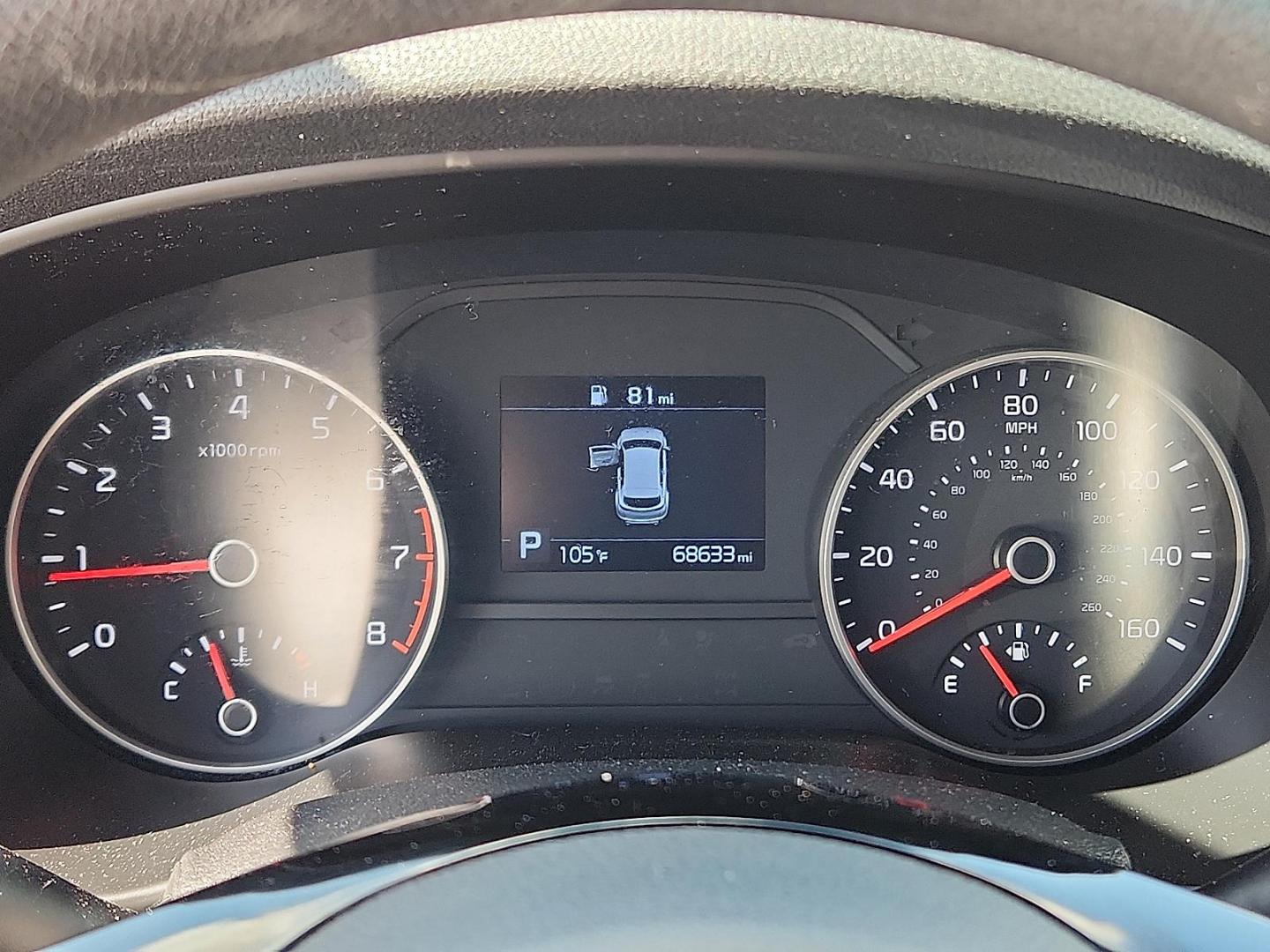 2020 BLACK Kia Sportage LX (KNDPMCAC6L7) with an Theta II 2.4L I-4 gasoline direct injection, DOHC, D-CVVT variable valve control, regular unleaded, engine with 181HP engine, located at 4110 Avenue Q, Lubbock, 79412, 33.556553, -101.855820 - 09/02/2025 KEY IN ENVELOPE GOD - Photo#9