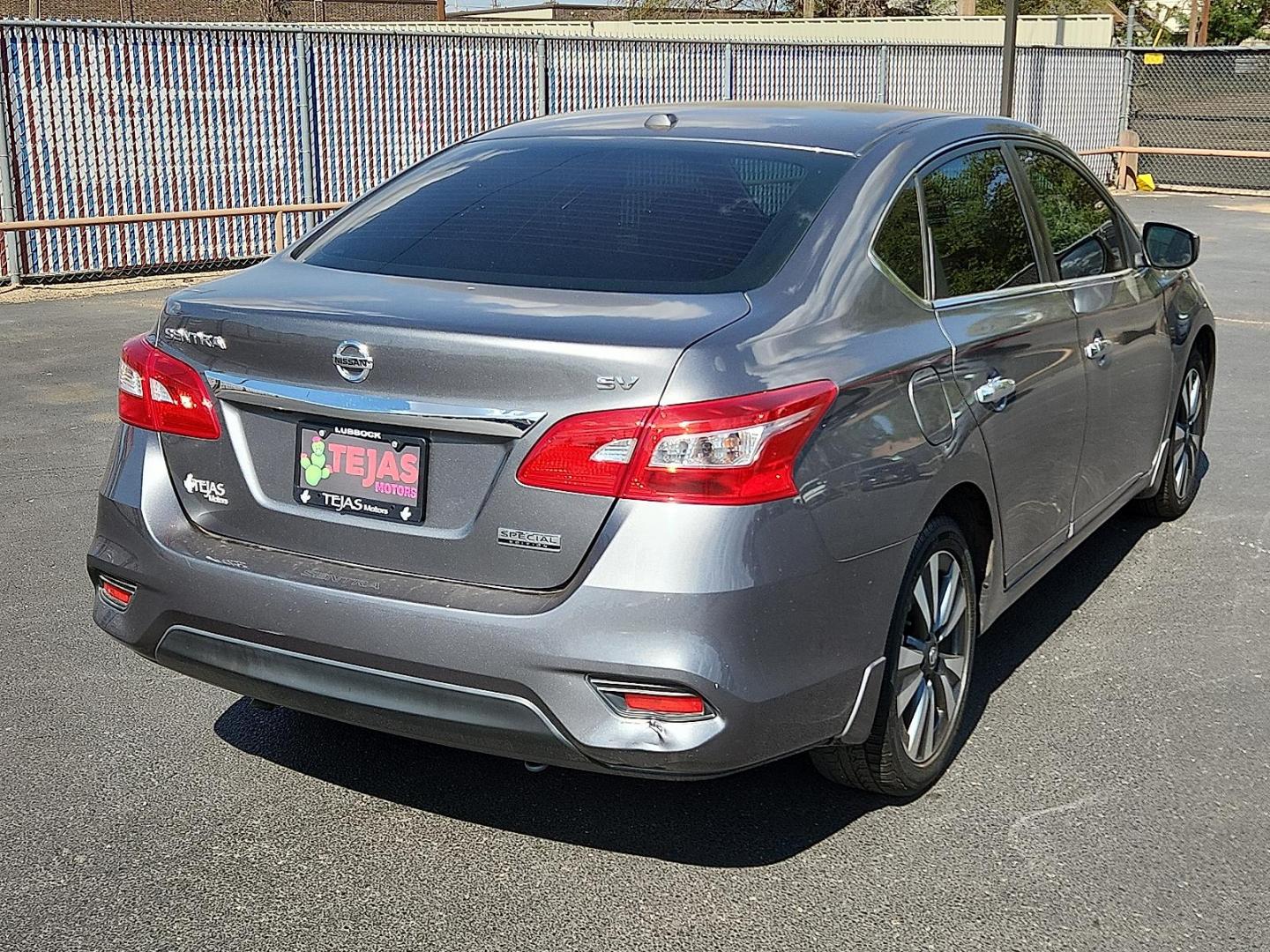 2019 Gun Metallic - KAD /Charcoal - G Nissan Sentra SV (3N1AB7AP4KY) with an 1.8L I-4 DOHC, variable valve control, regular unleaded, engine with 124HP engine, located at 4110 Avenue Q, Lubbock, 79412, 33.556553, -101.855820 - Photo#1