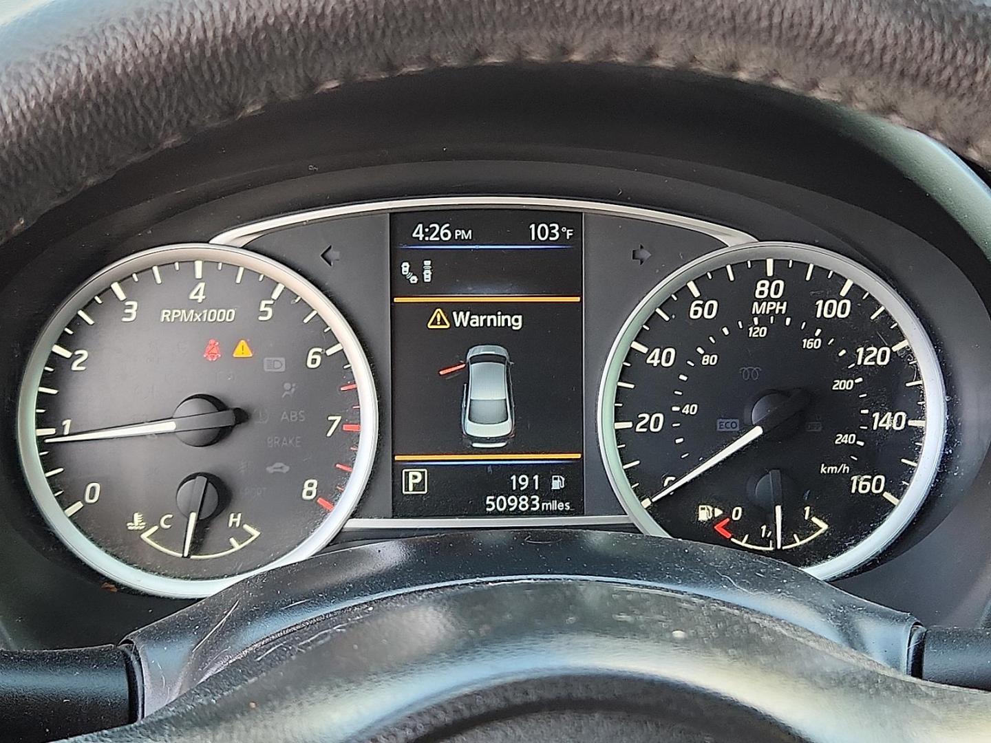 2019 Gun Metallic - KAD /Charcoal - G Nissan Sentra SV (3N1AB7AP4KY) with an 1.8L I-4 DOHC, variable valve control, regular unleaded, engine with 124HP engine, located at 4110 Avenue Q, Lubbock, 79412, 33.556553, -101.855820 - Photo#9