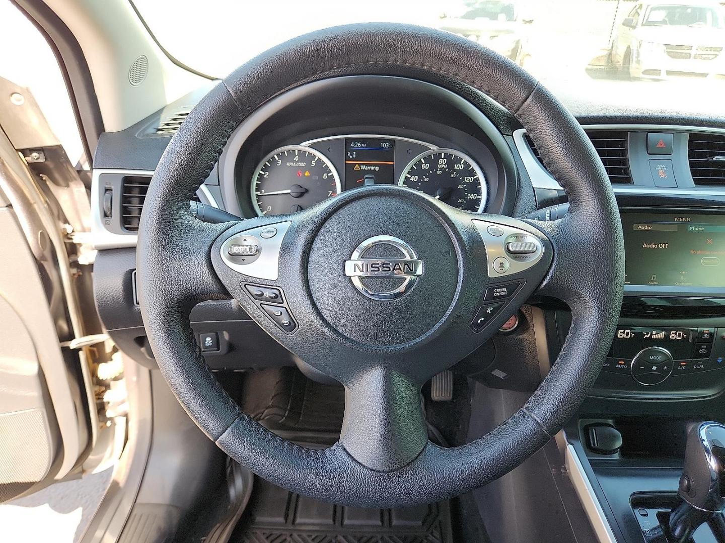 2019 Gun Metallic - KAD /Charcoal - G Nissan Sentra SV (3N1AB7AP4KY) with an 1.8L I-4 DOHC, variable valve control, regular unleaded, engine with 124HP engine, located at 4110 Avenue Q, Lubbock, 79412, 33.556553, -101.855820 - Photo#10