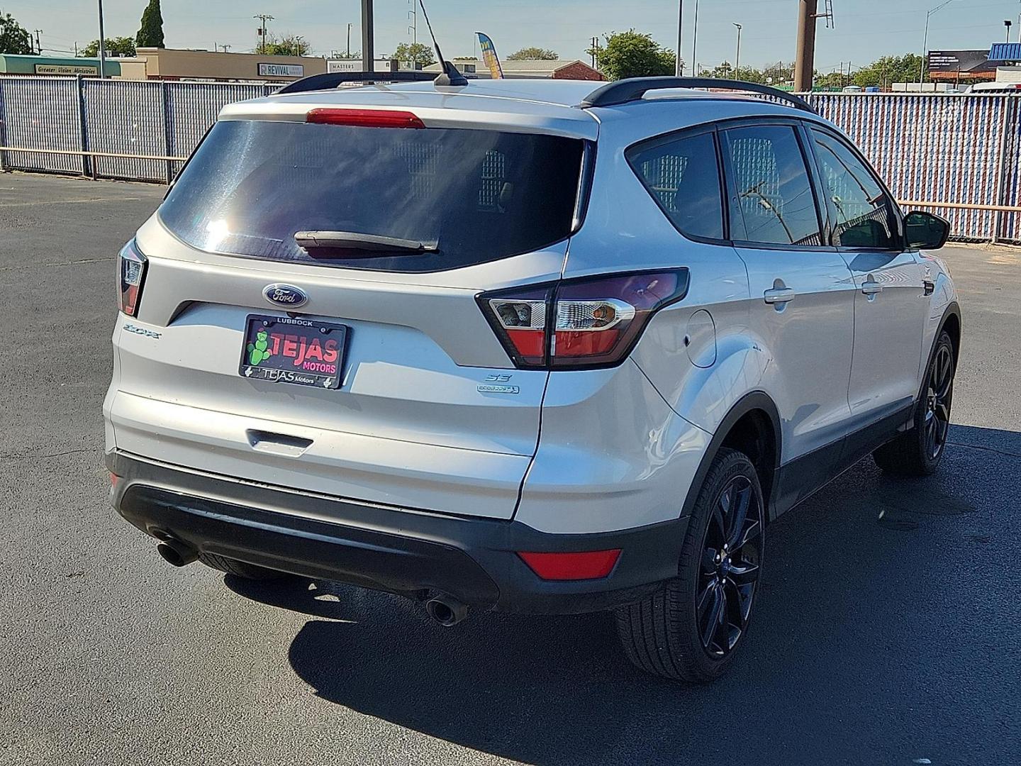 2018 Ingot Silver Metallic - UX /Charcoal Black - KB Ford Escape SE (1FMCU0GD2JU) with an EcoBoost 1.5L I-4 gasoline direct injection, DOHC, variable valve control, intercooled turbo, regular unleaded, engine with 179HP engine, located at 4110 Avenue Q, Lubbock, 79412, 33.556553, -101.855820 - 09/02/2025 KEY IN ENVELOPE GOD - Photo#1