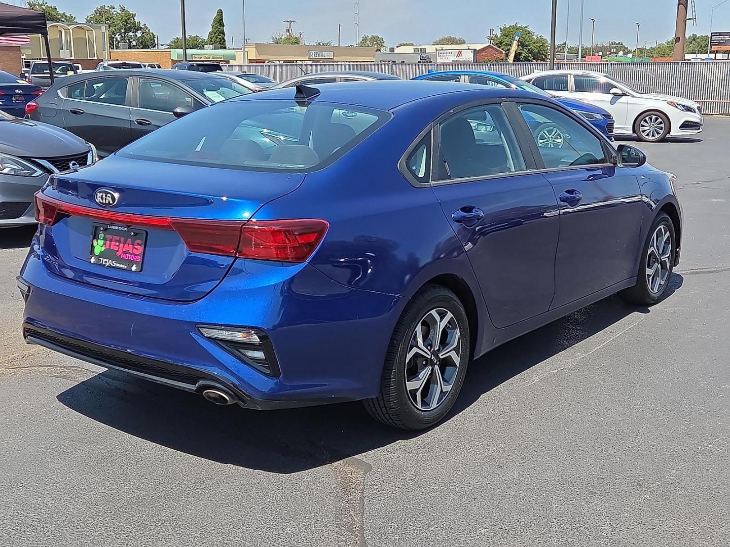 2019 Deep Sea Blue - B2R /Black - WK Kia Forte LXS (3KPF24AD5KE) with an 2L I-4 DOHC, D-CVVT variable valve control, regular unleaded, engine with 147HP engine, located at 4110 Avenue Q, Lubbock, 79412, 33.556553, -101.855820 - 09/10/2025 KEY IN ENVELOPE GOD - Photo#2