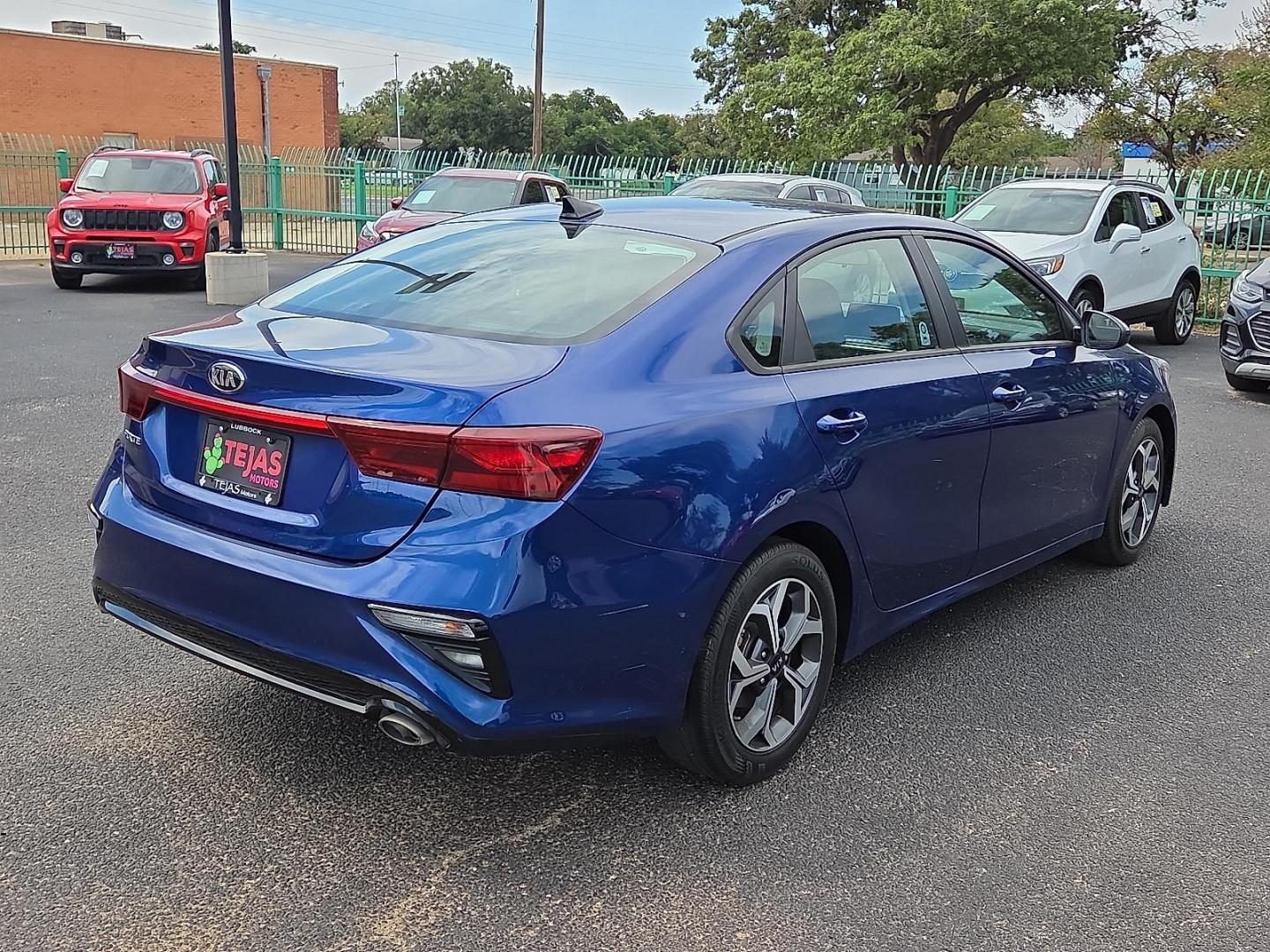 2021 Deep Sea Blue - B2R /Black - WK Kia Forte LXS (3KPF24AD0ME) with an 2L I-4 DOHC, D-CVVT variable valve control, regular unleaded, engine with 147HP engine, located at 4110 Avenue Q, Lubbock, 79412, 33.556553, -101.855820 - 09/06/2025 key in envelope god - Photo#2
