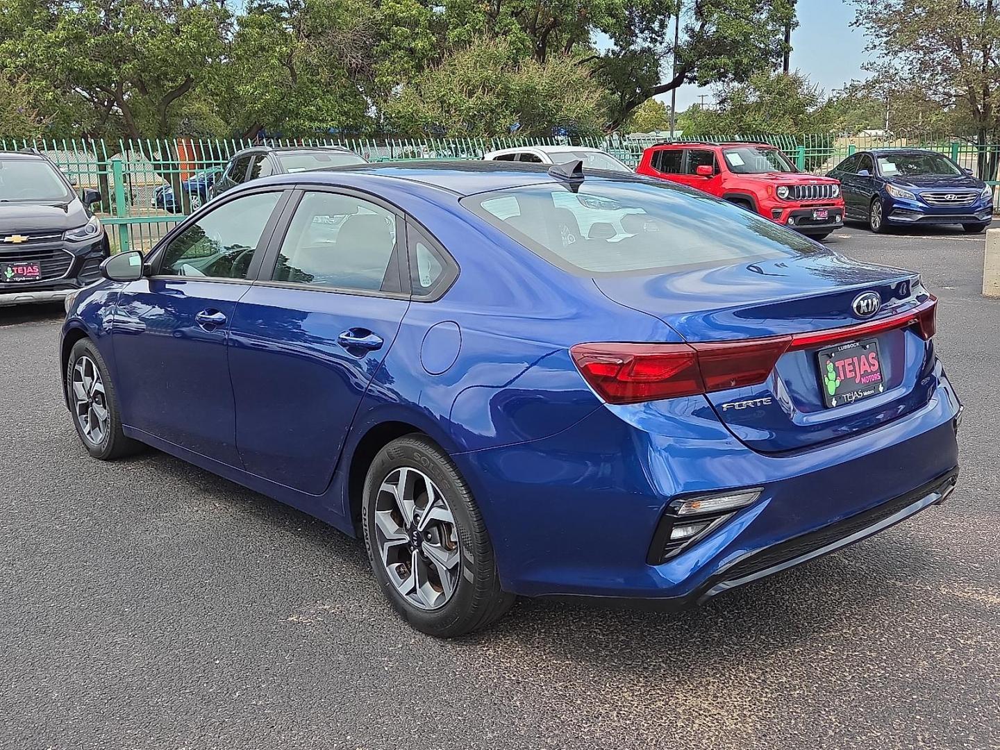 2021 Deep Sea Blue - B2R /Black - WK Kia Forte LXS (3KPF24AD0ME) with an 2L I-4 DOHC, D-CVVT variable valve control, regular unleaded, engine with 147HP engine, located at 4110 Avenue Q, Lubbock, 79412, 33.556553, -101.855820 - 09/06/2025 key in envelope god - Photo#3