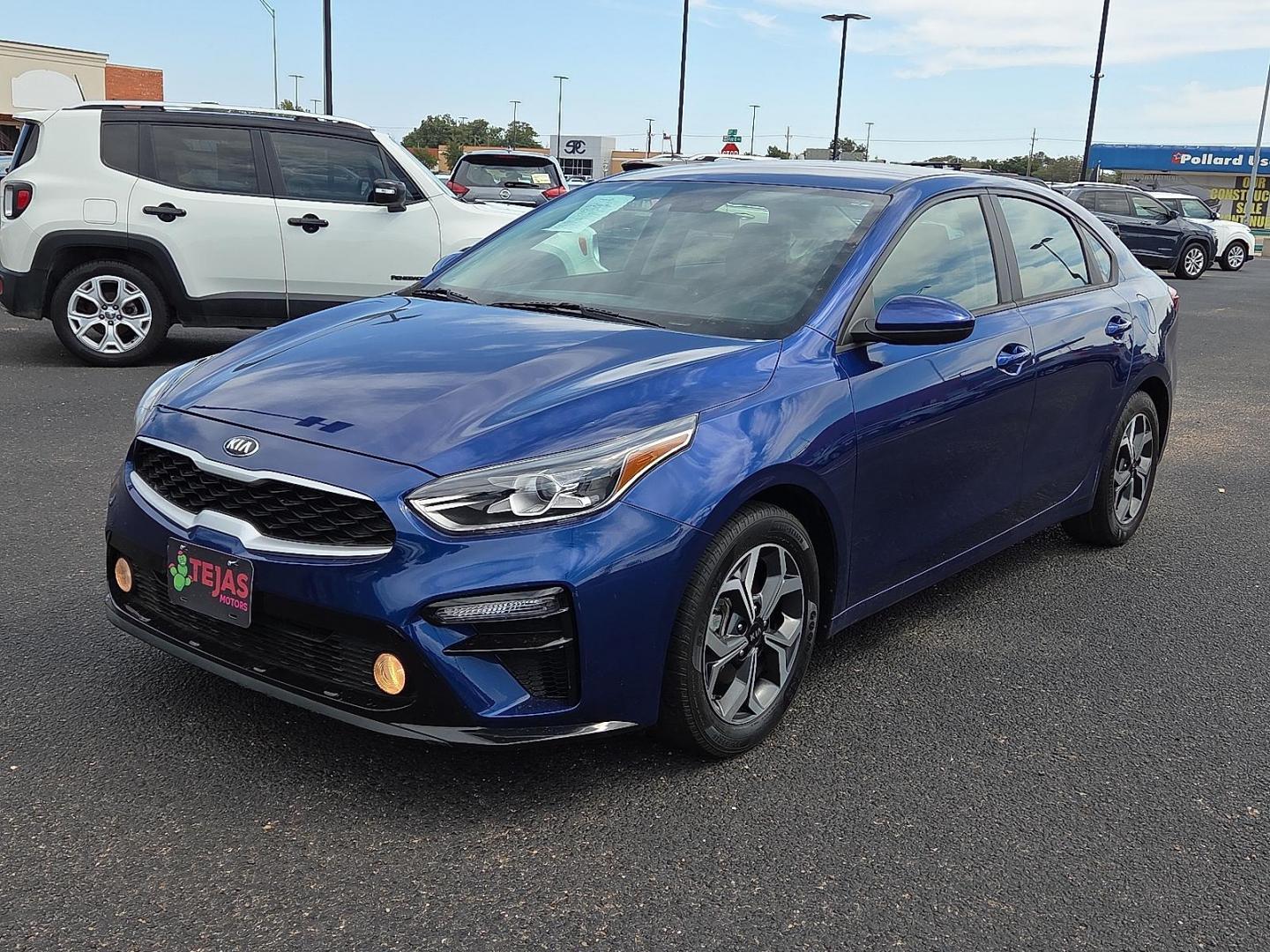 2021 Deep Sea Blue - B2R /Black - WK Kia Forte LXS (3KPF24AD0ME) with an 2L I-4 DOHC, D-CVVT variable valve control, regular unleaded, engine with 147HP engine, located at 4110 Avenue Q, Lubbock, 79412, 33.556553, -101.855820 - 09/06/2025 key in envelope god - Photo#4