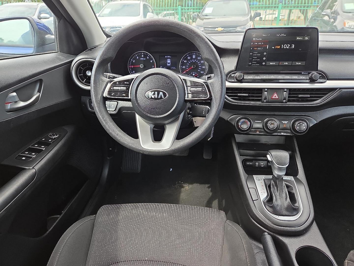 2021 Deep Sea Blue - B2R /Black - WK Kia Forte LXS (3KPF24AD0ME) with an 2L I-4 DOHC, D-CVVT variable valve control, regular unleaded, engine with 147HP engine, located at 4110 Avenue Q, Lubbock, 79412, 33.556553, -101.855820 - 09/06/2025 key in envelope god - Photo#7