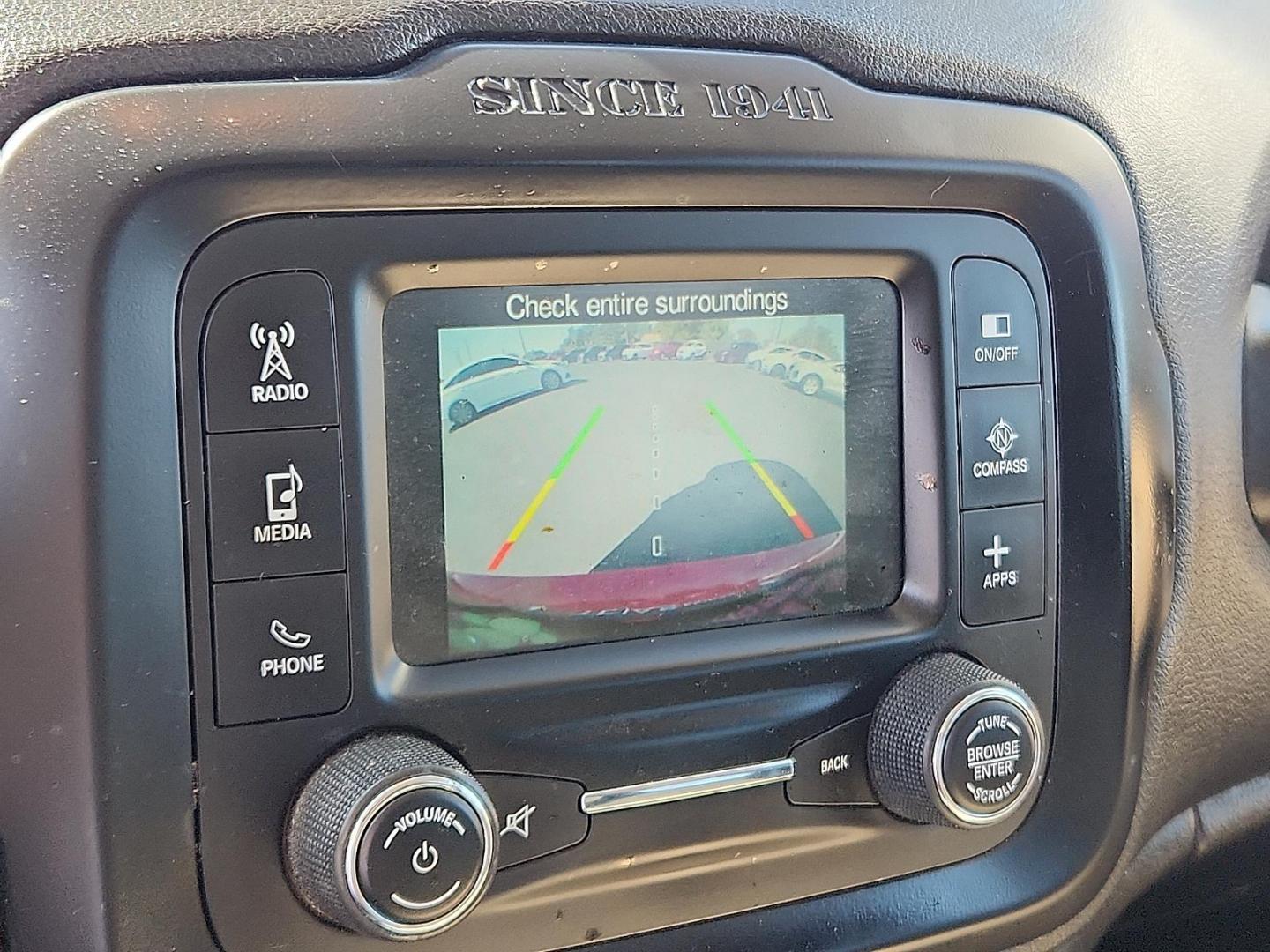 2017 RED Jeep Renegade Latitude FWD (ZACCJABB6HP) with an Tigershark MultiAir 2.4L I-4 variable valve control, regular unleaded, engine with 180HP engine, located at 4110 Avenue Q, Lubbock, 79412, 33.556553, -101.855820 - Photo#7