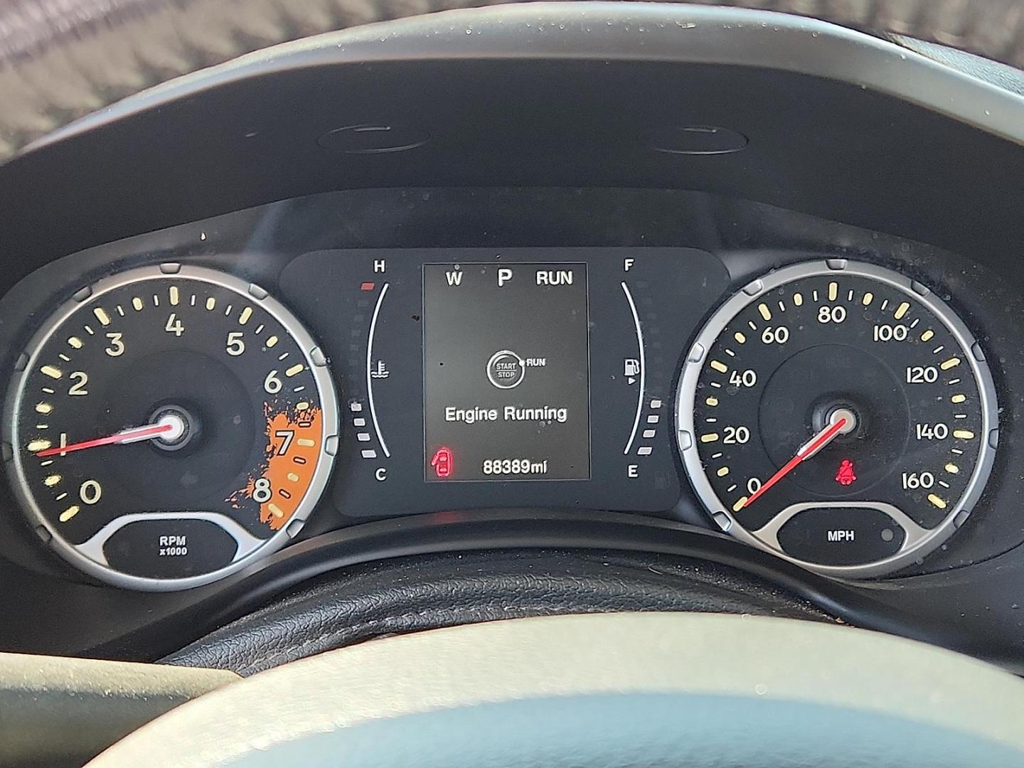 2017 RED Jeep Renegade Latitude FWD (ZACCJABB6HP) with an Tigershark MultiAir 2.4L I-4 variable valve control, regular unleaded, engine with 180HP engine, located at 4110 Avenue Q, Lubbock, 79412, 33.556553, -101.855820 - Photo#9