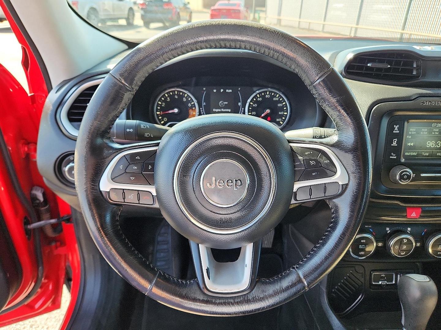2017 RED Jeep Renegade Latitude FWD (ZACCJABB6HP) with an Tigershark MultiAir 2.4L I-4 variable valve control, regular unleaded, engine with 180HP engine, located at 4110 Avenue Q, Lubbock, 79412, 33.556553, -101.855820 - Photo#10