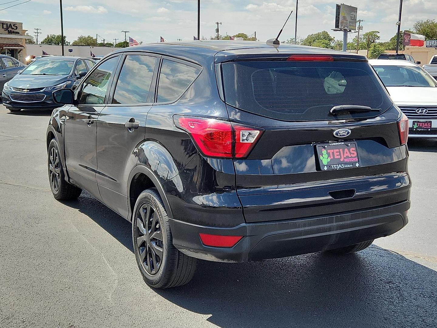 2019 BLACK Ford Escape S (1FMCU0F78KU) with an Duratec 2.5L I-4 DOHC, iVCT variable valve control, regular unleaded, engine with 168HP engine, located at 4110 Avenue Q, Lubbock, 79412, 33.556553, -101.855820 - 09/13/2025 KEY IN ENVELOPE GOD - Photo#3