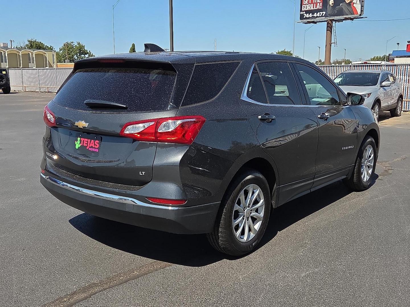 2019 GRAY Chevrolet Equinox LT (2GNAXKEV3K6) with an 1.5L I-4 gasoline direct injection, DOHC, VVT variable valve control, intercooled turbo, regular unleaded, engine with 170HP engine, located at 4110 Avenue Q, Lubbock, 79412, 33.556553, -101.855820 - 09/20/2025 KEY IN ENVELOPE GOD - Photo#2