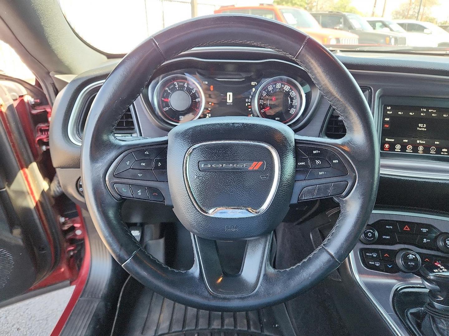 2018 Octane Red Pearlcoat - PRV Dodge Challenger SXT (2C3CDZAG6JH) with an Pentastar 3.6L V-6 DOHC, variable valve control, regular unleaded, engine with 305HP engine, located at 4110 Avenue Q, Lubbock, 79412, 33.556553, -101.855820 - 09/26/2025 KEY IN ENVELOPE GOD - Photo#9