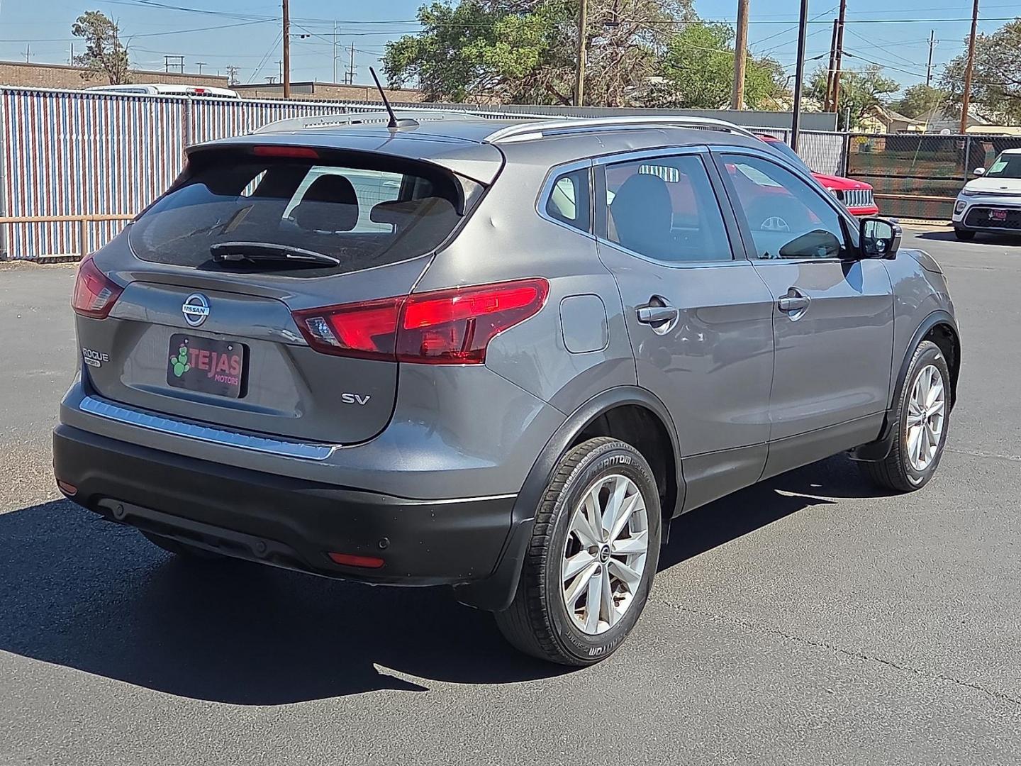 2019 Gun Metallic - KAD /Charcoal - G Nissan Rogue Sport SV (JN1BJ1CP1KW) with an 2L I-4 gasoline direct injection, DOHC, variable valve control, regular unleaded, engine with 141HP engine, located at 4110 Avenue Q, Lubbock, 79412, 33.556553, -101.855820 - 09/27/2025 KEY IN ENVELOPE GOD - Photo#2