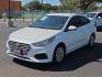 2021 Frost White Pearl - SWP /Black - TRY Hyundai Accent SE (3KPC24A66ME) with an Smartstream 1.6L I-4 port/direct injection, DOHC, CVVT variable valve control, regular unleaded, engine with 120HP engine, located at 4110 Avenue Q, Lubbock, 79412, 33.556553, -101.855820 - Photo#4
