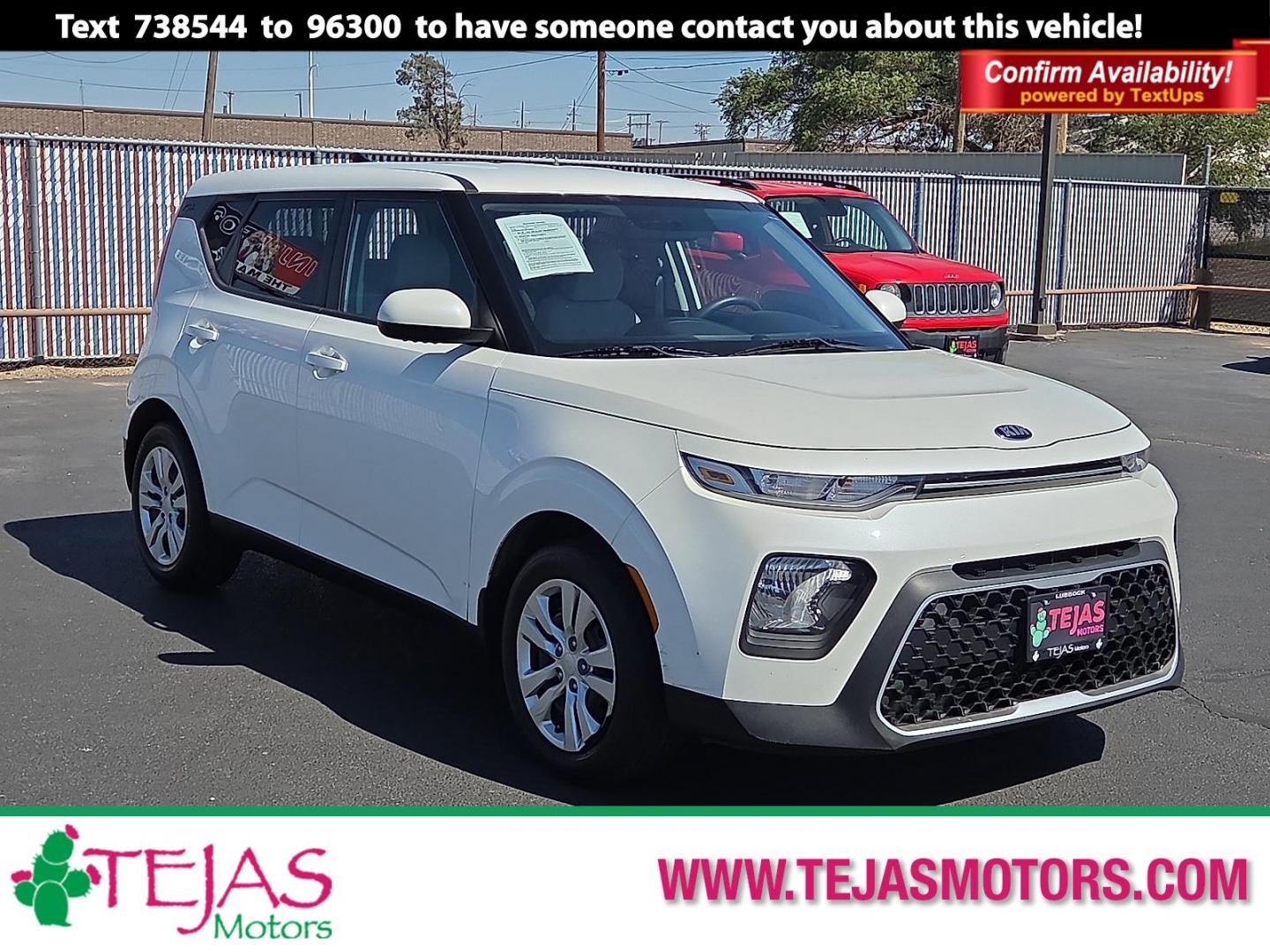 2021 Snow White Pearl - SWP /Black/Gray - GDM Kia Soul LX (KNDJ23AU4M7) with an 2L I-4 DOHC, D-CVVT variable valve control, regular unleaded, engine with 147HP engine, located at 4110 Avenue Q, Lubbock, 79412, 33.556553, -101.855820 - Photo#0