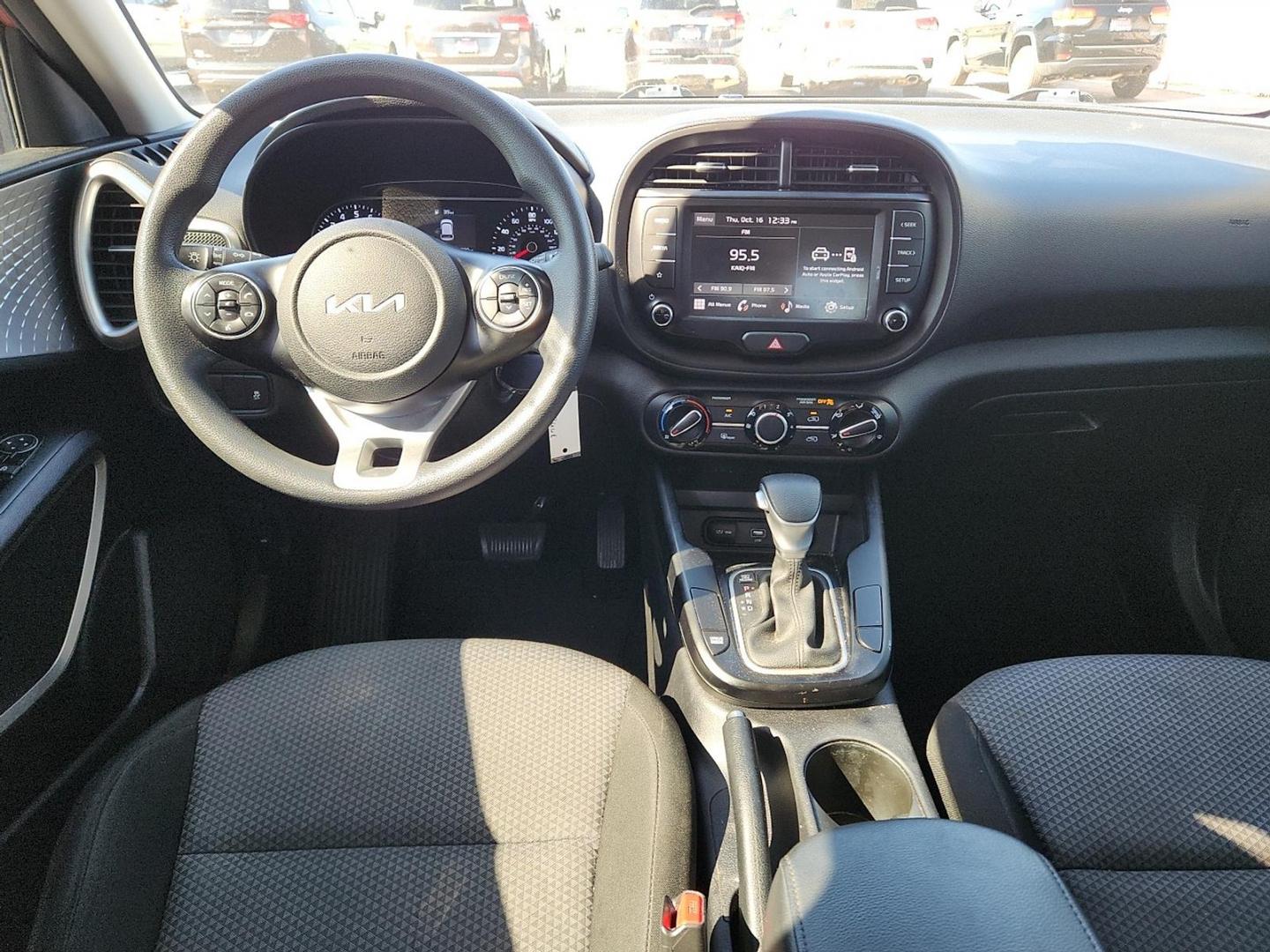2022 ORANGE Kia Soul LX (KNDJ23AU1N7) with an 2L I-4 DOHC, D-CVVT variable valve control, regular unleaded, engine with 147HP engine, located at 4110 Avenue Q, Lubbock, 79412, 33.556553, -101.855820 - 10/10/2025 KEY IN ENVELOPE GOD - Photo#5