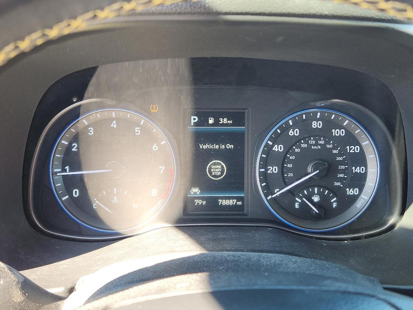 2020 GREEN Hyundai Kona Ultimate (KM8K53A5XLU) with an Gamma 1.6L I-4 gasoline direct injection, DOHC, variable valve control, intercooled turbo, regular unleaded, engine with 175HP engine, located at 4110 Avenue Q, Lubbock, 79412, 33.556553, -101.855820 - Photo#9