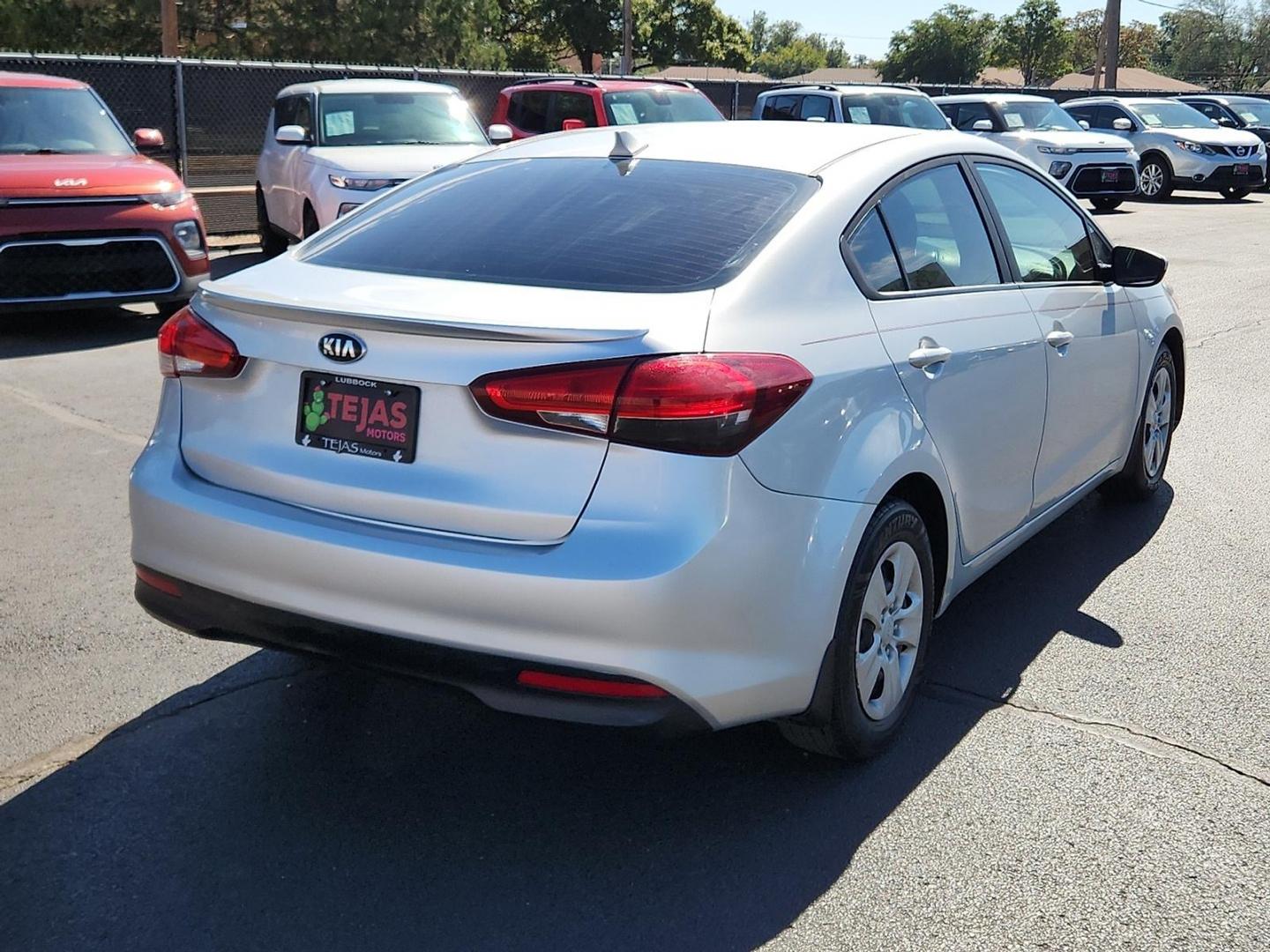 2018 GRAY Kia Forte LX (3KPFK4A7XJE) with an 2L I-4 DOHC, D-CVVT variable valve control, regular unleaded, engine with 147HP engine, located at 4110 Avenue Q, Lubbock, 79412, 33.556553, -101.855820 - 10/17/2025 KEY IN ENVELOPE GOD - Photo#1