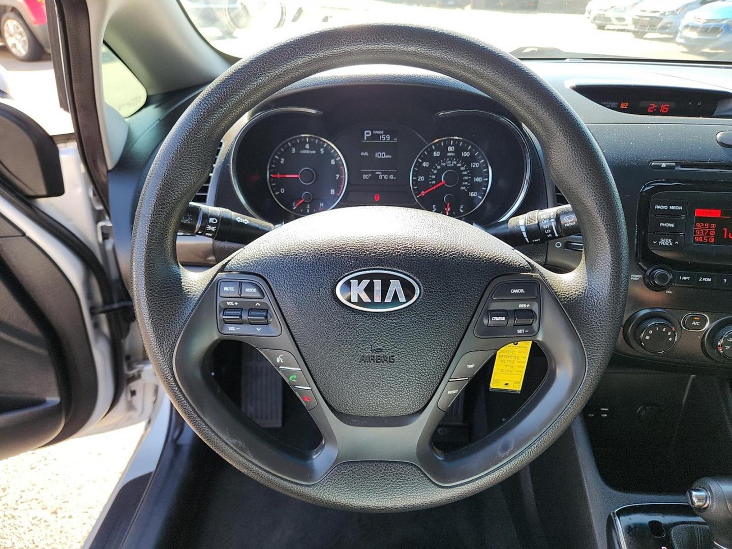 2018 GRAY Kia Forte LX (3KPFK4A7XJE) with an 2L I-4 DOHC, D-CVVT variable valve control, regular unleaded, engine with 147HP engine, located at 4110 Avenue Q, Lubbock, 79412, 33.556553, -101.855820 - 10/17/2025 KEY IN ENVELOPE GOD - Photo#10