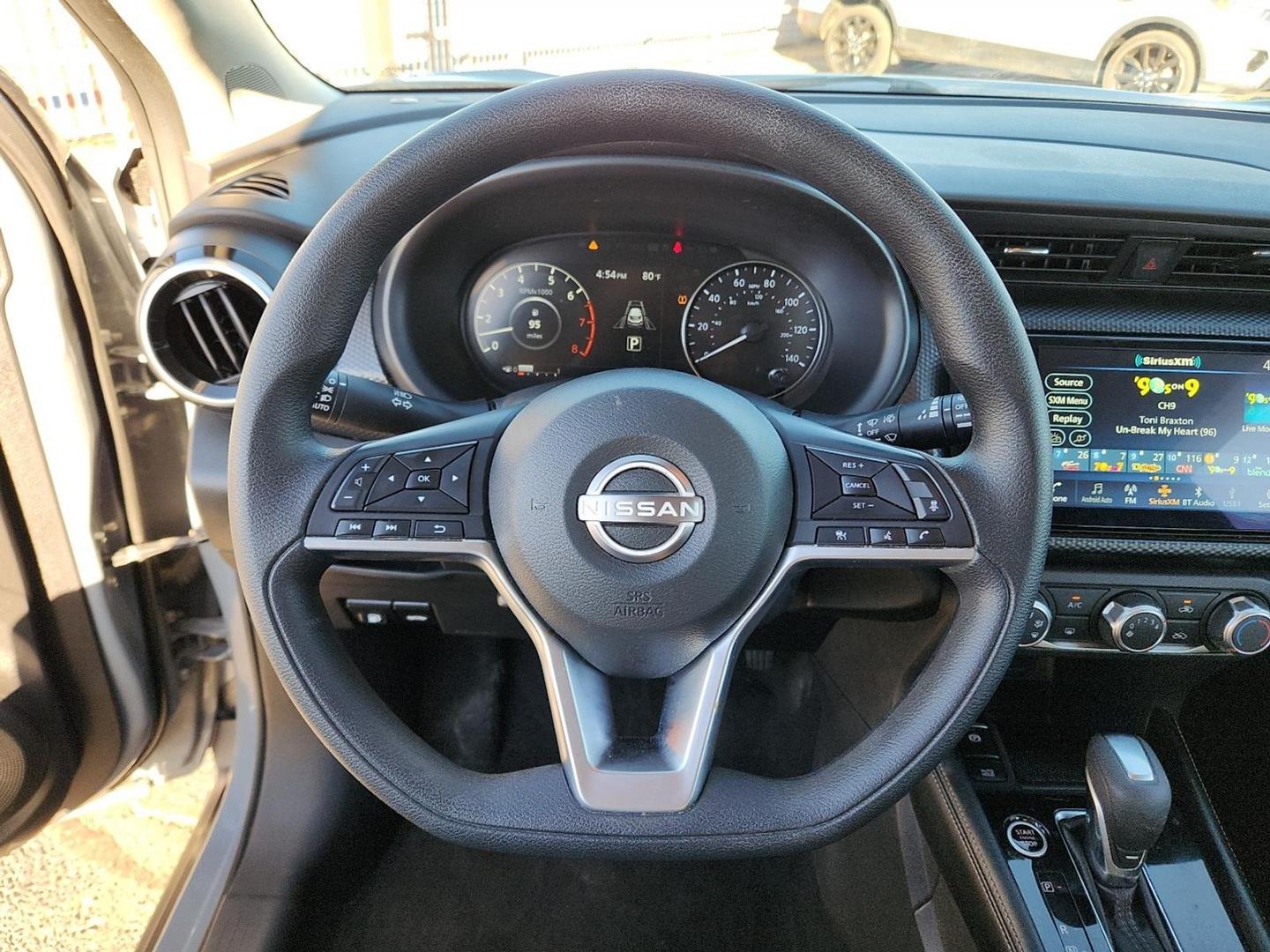 2024 GRAY Nissan Kicks SV Xtronic CVT (3N1CP5CV3RL) with an 1.6L I-4 DOHC, CVTCS variable valve control, regular unleaded, engine with 122HP engine, located at 4110 Avenue Q, Lubbock, 79412, 33.556553, -101.855820 - 11/04/2025 KEY IN ENVELOPE GOD - Photo#10