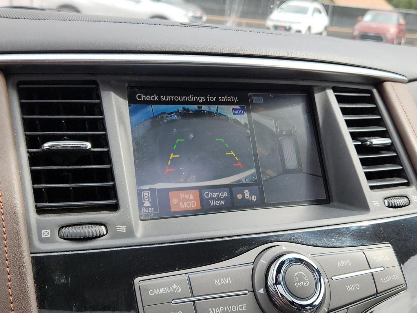 2018 WHITE Nissan Armada Platinum (JN8AY2NF9J9) with an Endurance 5.6L V-8 gasoline direct injection, VVEL DOHC, variable valve control, regular unleaded, engine with 390HP engine, located at 4110 Avenue Q, Lubbock, 79412, 33.556553, -101.855820 - 10/28/2025 KEY IN ENVELOPE GOD - Photo#7