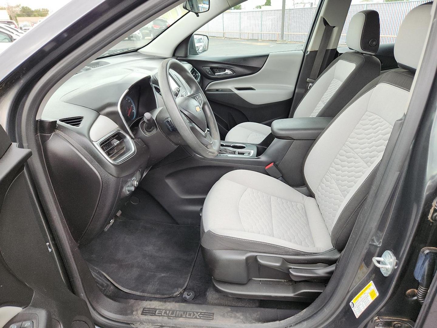 2018 Nightfall Gray Metallic - G7Q /Medium Ash Gray - H72 Chevrolet Equinox LS (2GNAXHEV1J6) with an 1.5L I-4 gasoline direct injection, DOHC, VVT variable valve control, intercooled turbo, regular unleaded, engine with 170HP engine, located at 4110 Avenue Q, Lubbock, 79412, 33.556553, -101.855820 - Photo#6