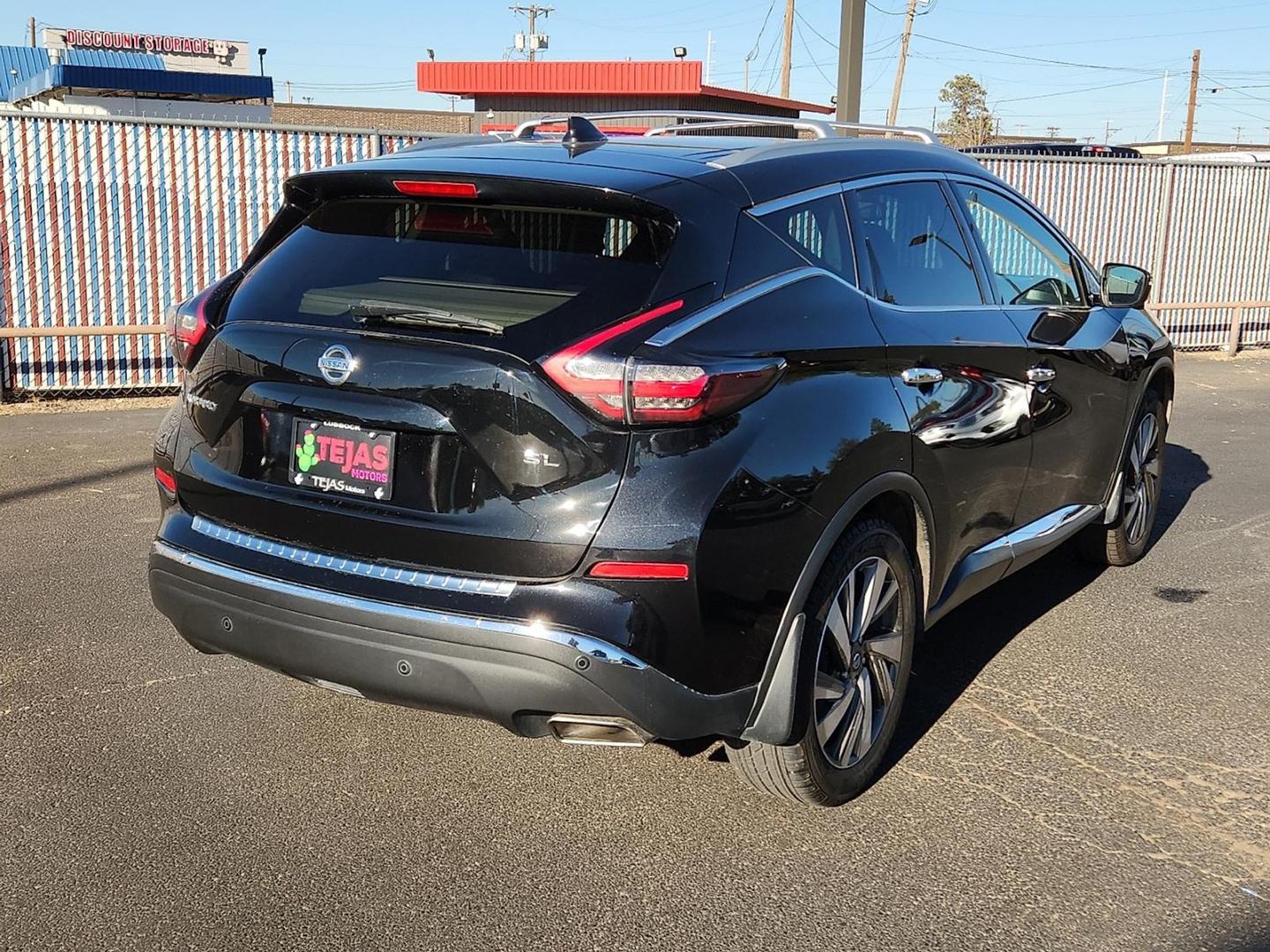 2019 BLACK Nissan Murano SL (5N1AZ2MJ3KN) with an 3.5L V-6 DOHC, variable valve control, regular unleaded, engine with 260HP engine, located at 4110 Avenue Q, Lubbock, 79412, 33.556553, -101.855820 - 10/28/2025 KEY IN ENVELOPE GOD - Photo#1